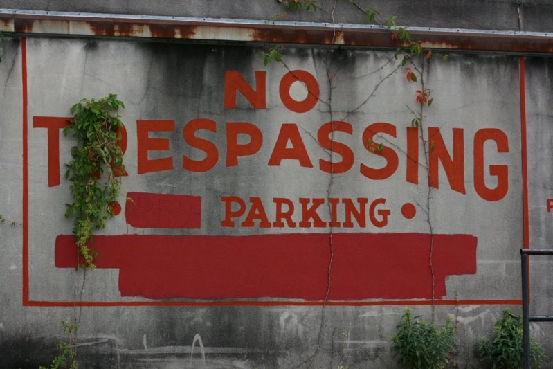 trespassing