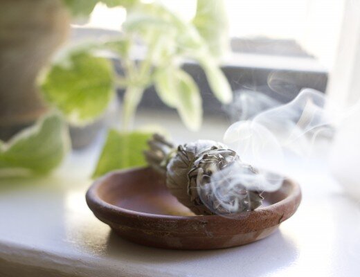 white sage smudge