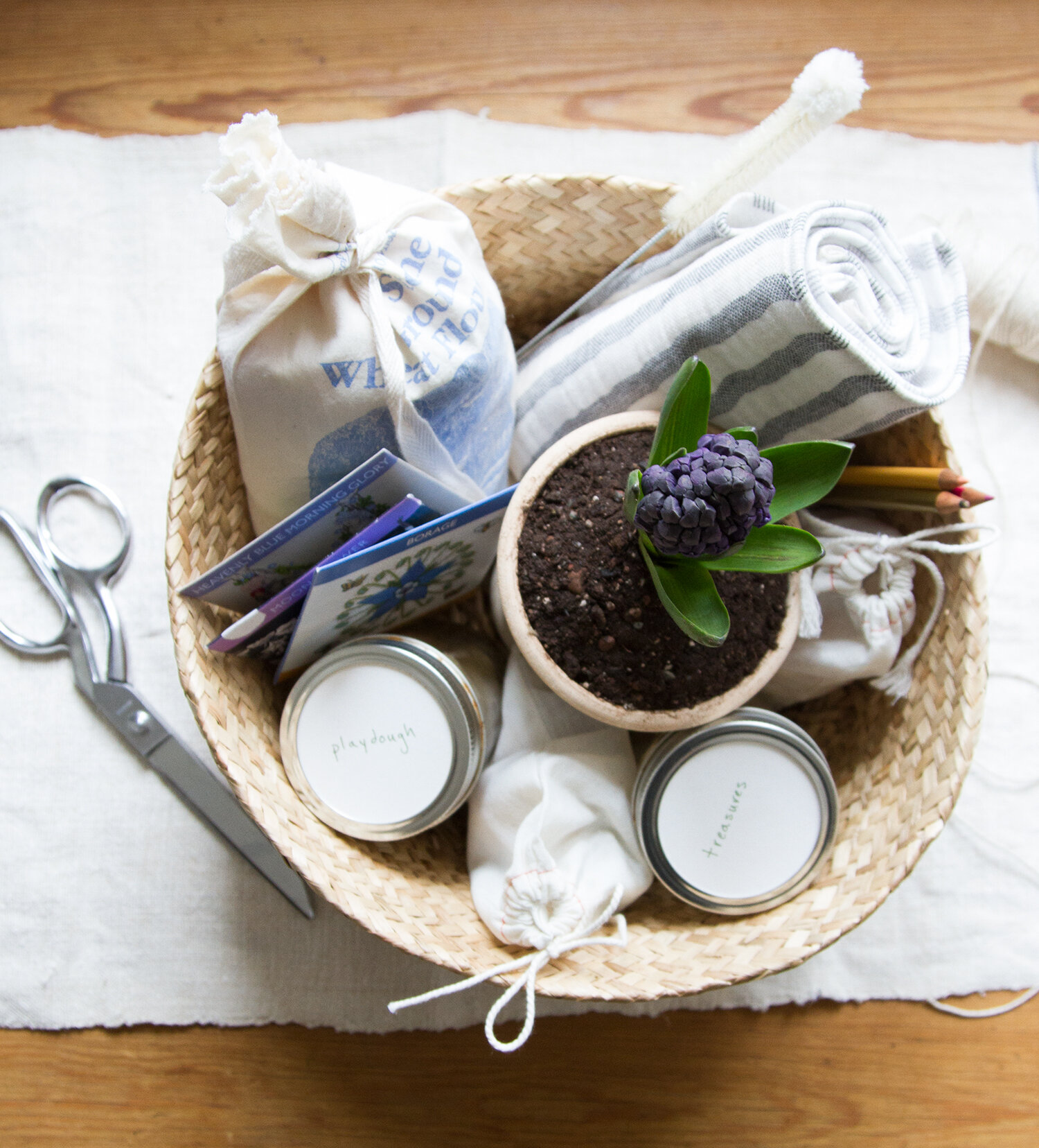 clutter-free easter basket | reading my tea leaves