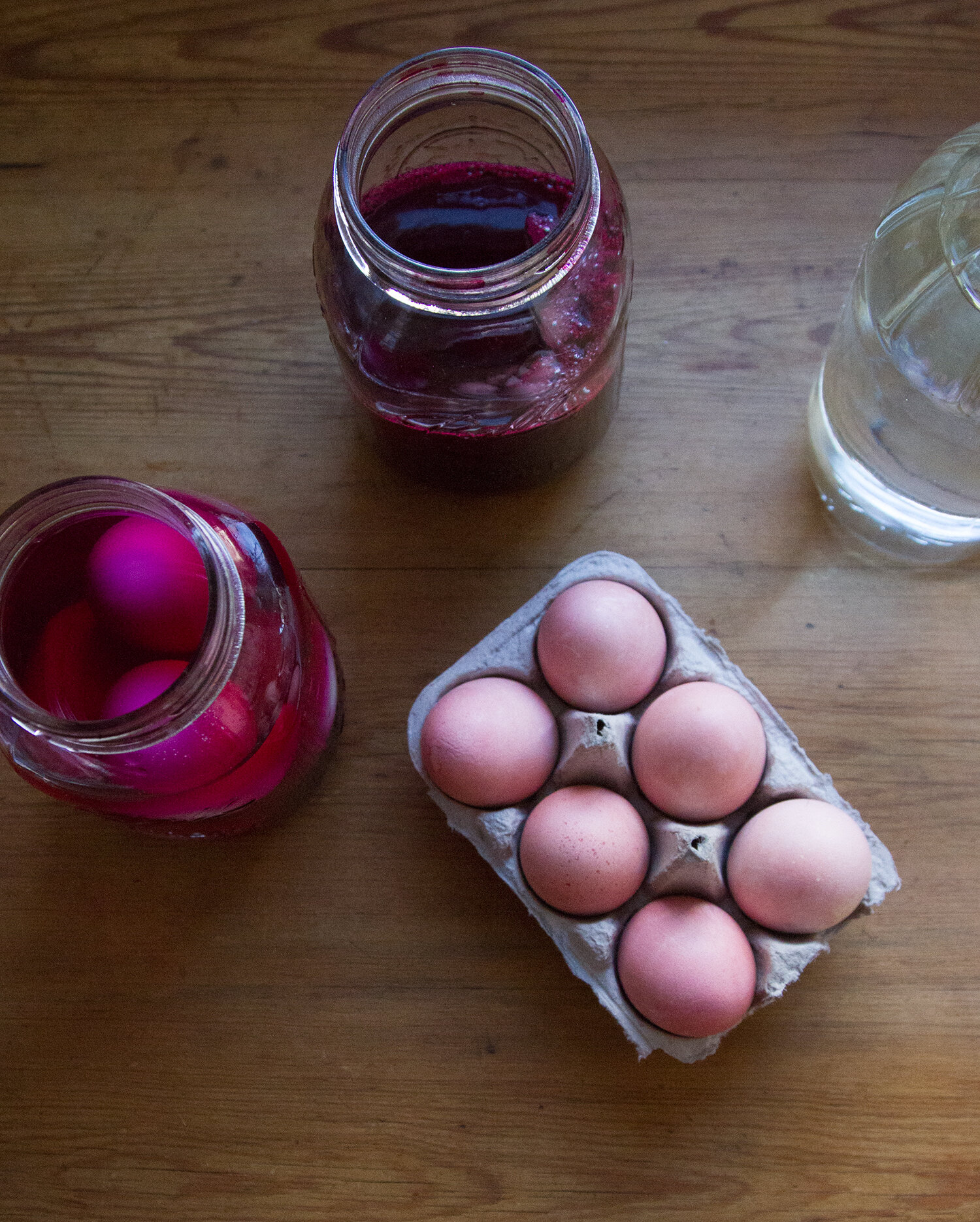 pastel-colored easter eggs with natural dyes | reading my tea leaves