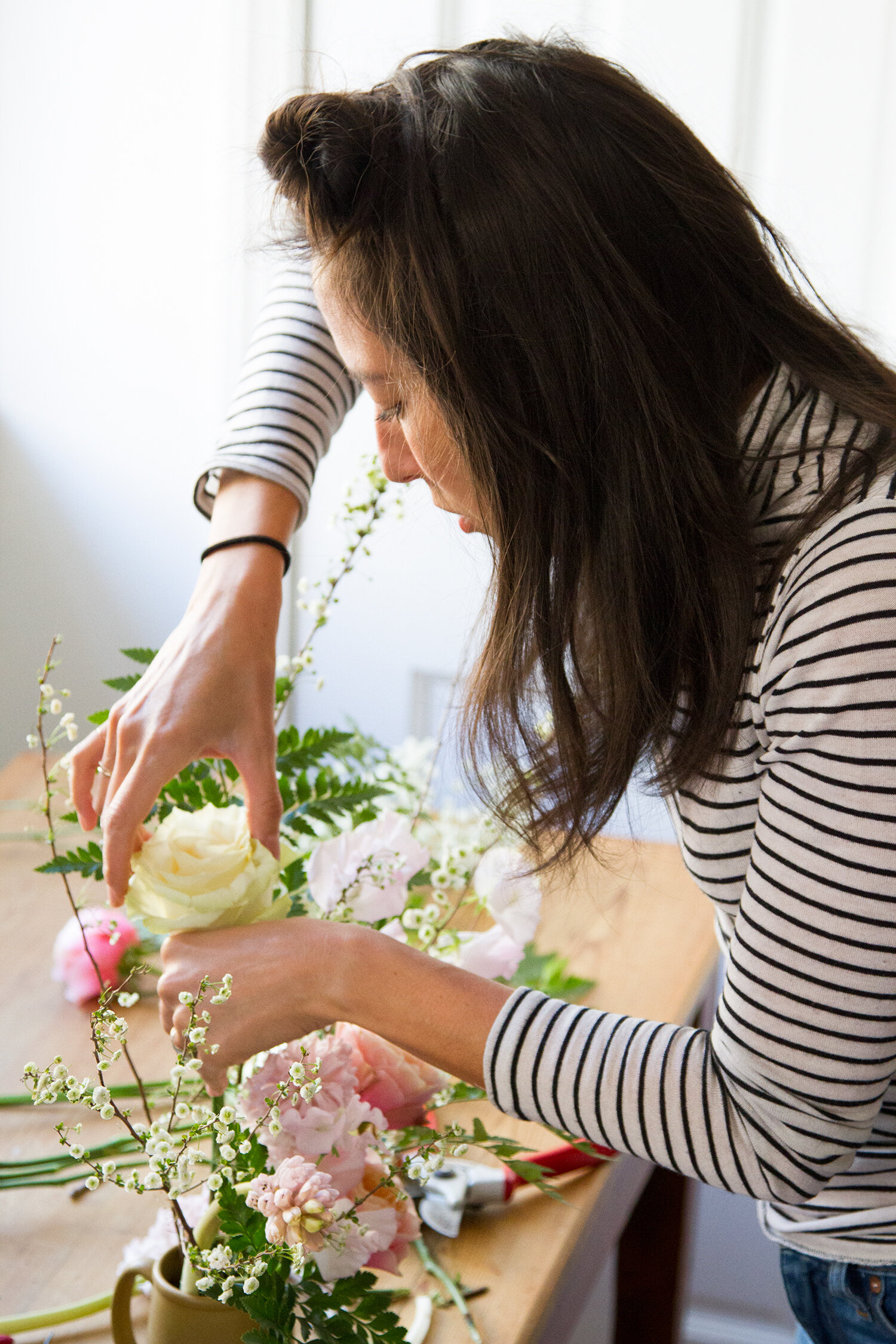 flowers with lisa przystup of james's daughter | reading my tea leaves