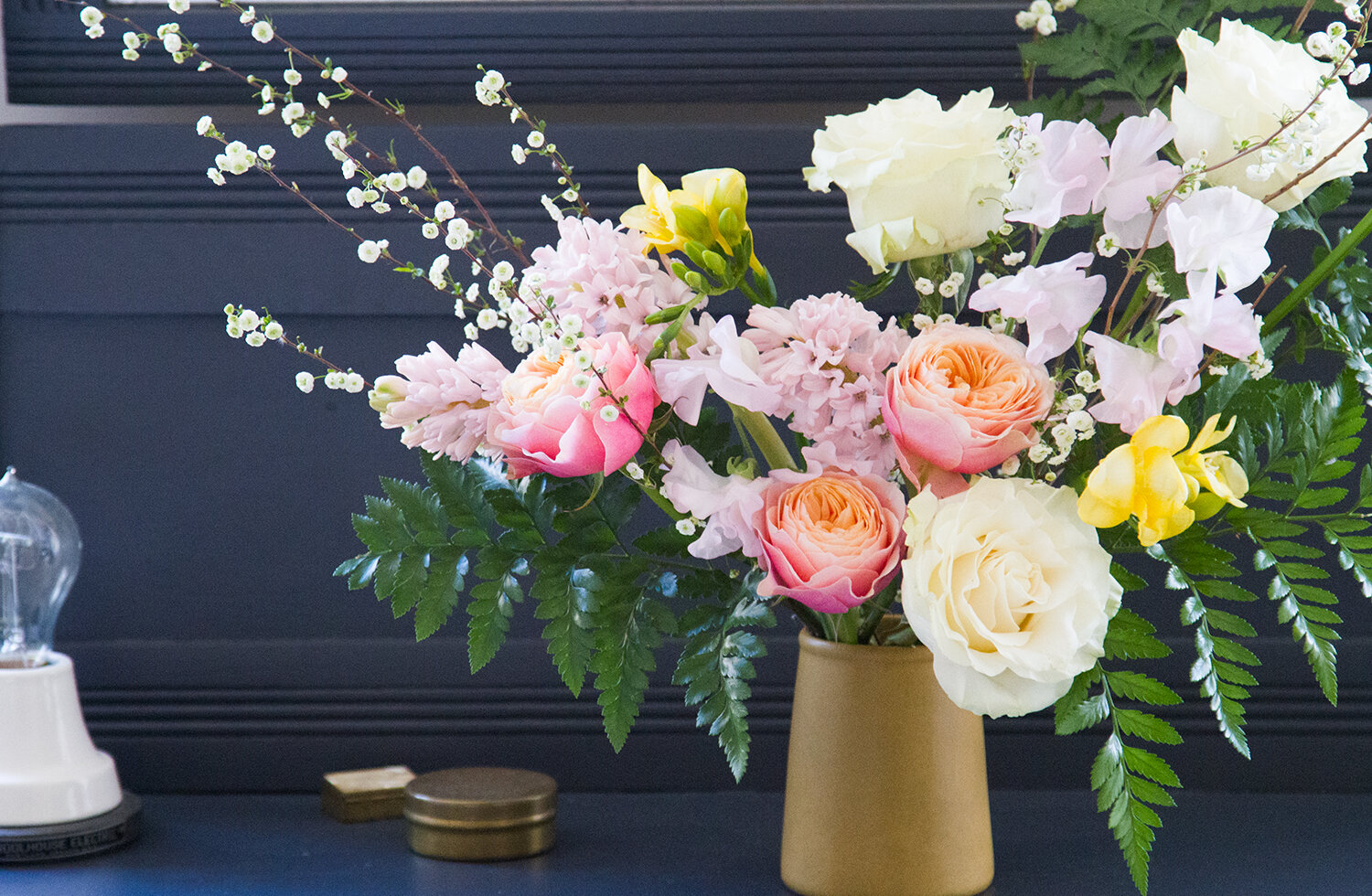 flowers with lisa przystup of james's daughter | reading my tea leaves