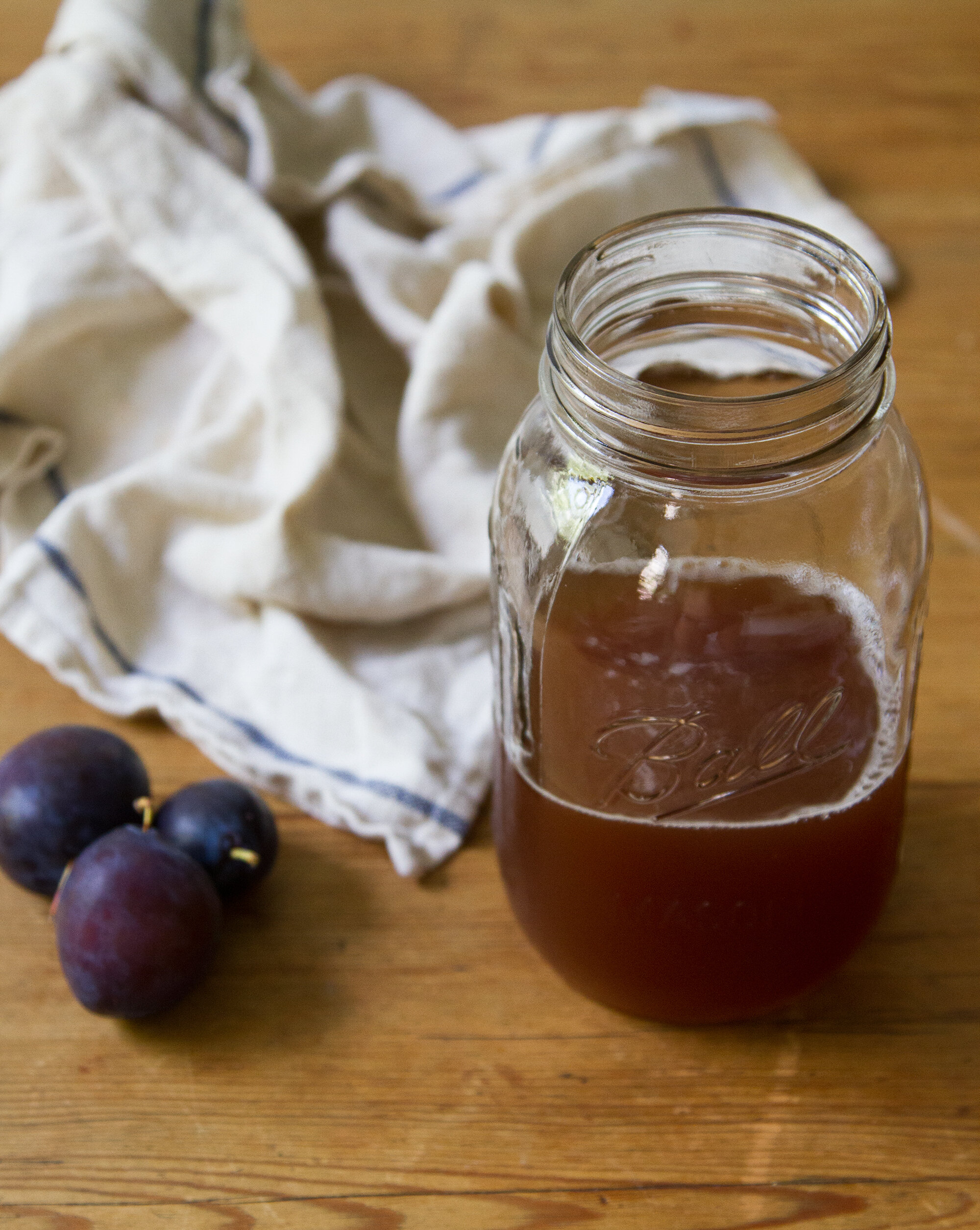 plum shrub | reading my tea leaves