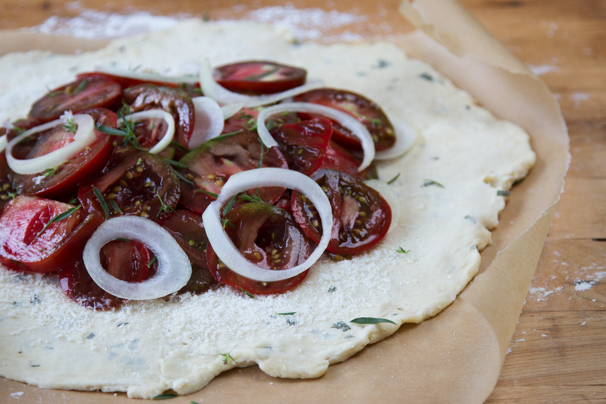 tomato galette | reading my tea leaves