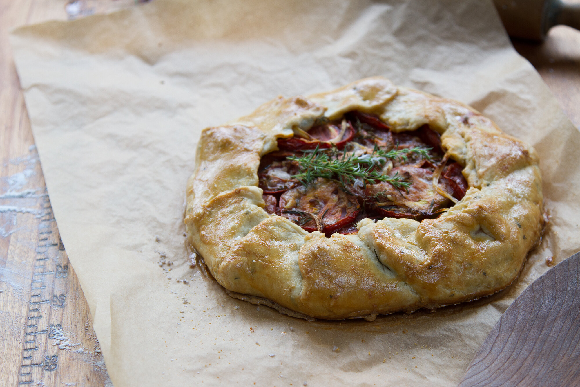 tomato galette | reading my tea leaves