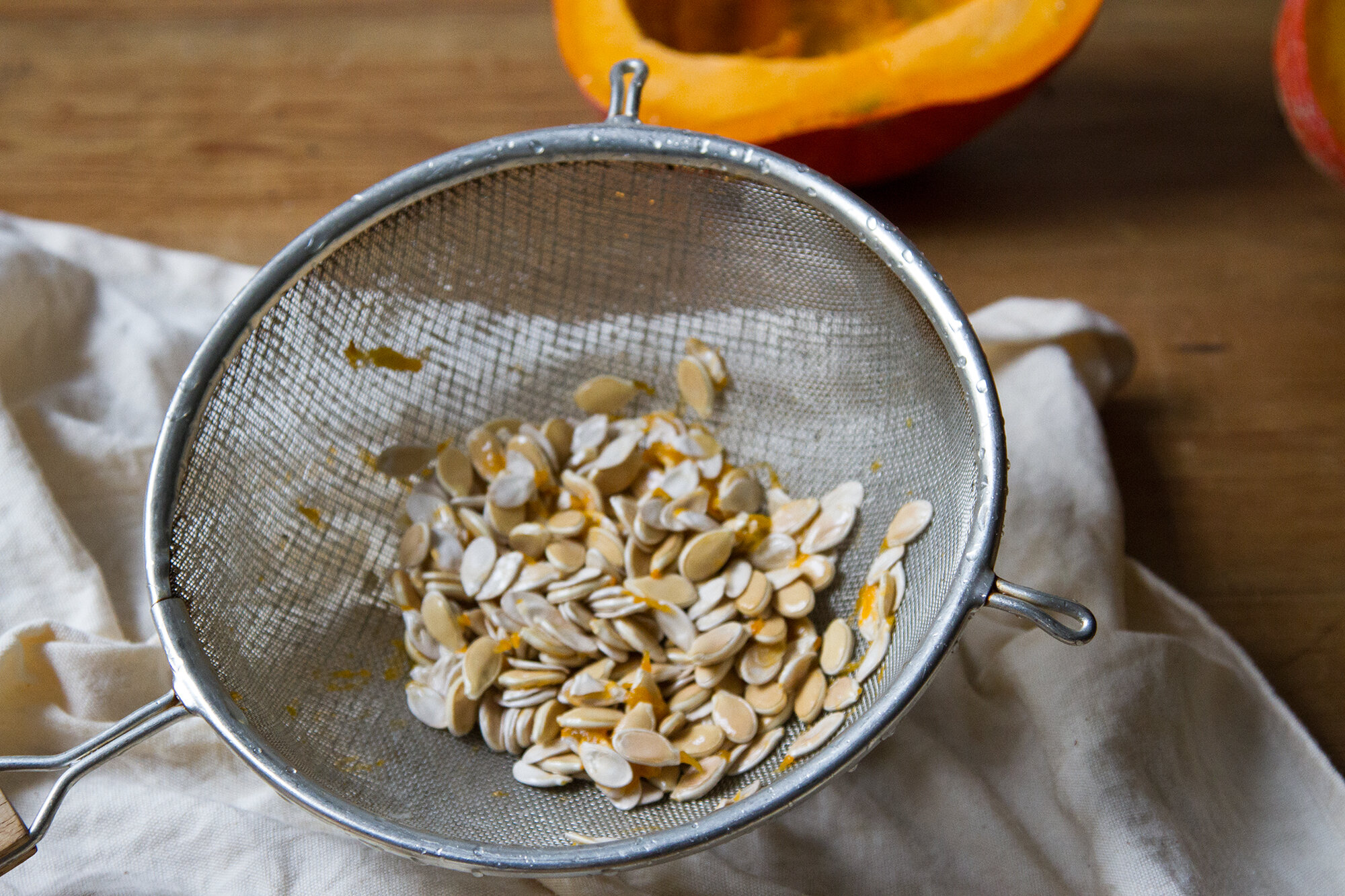 roasted squash seeds | reading my tea leaves