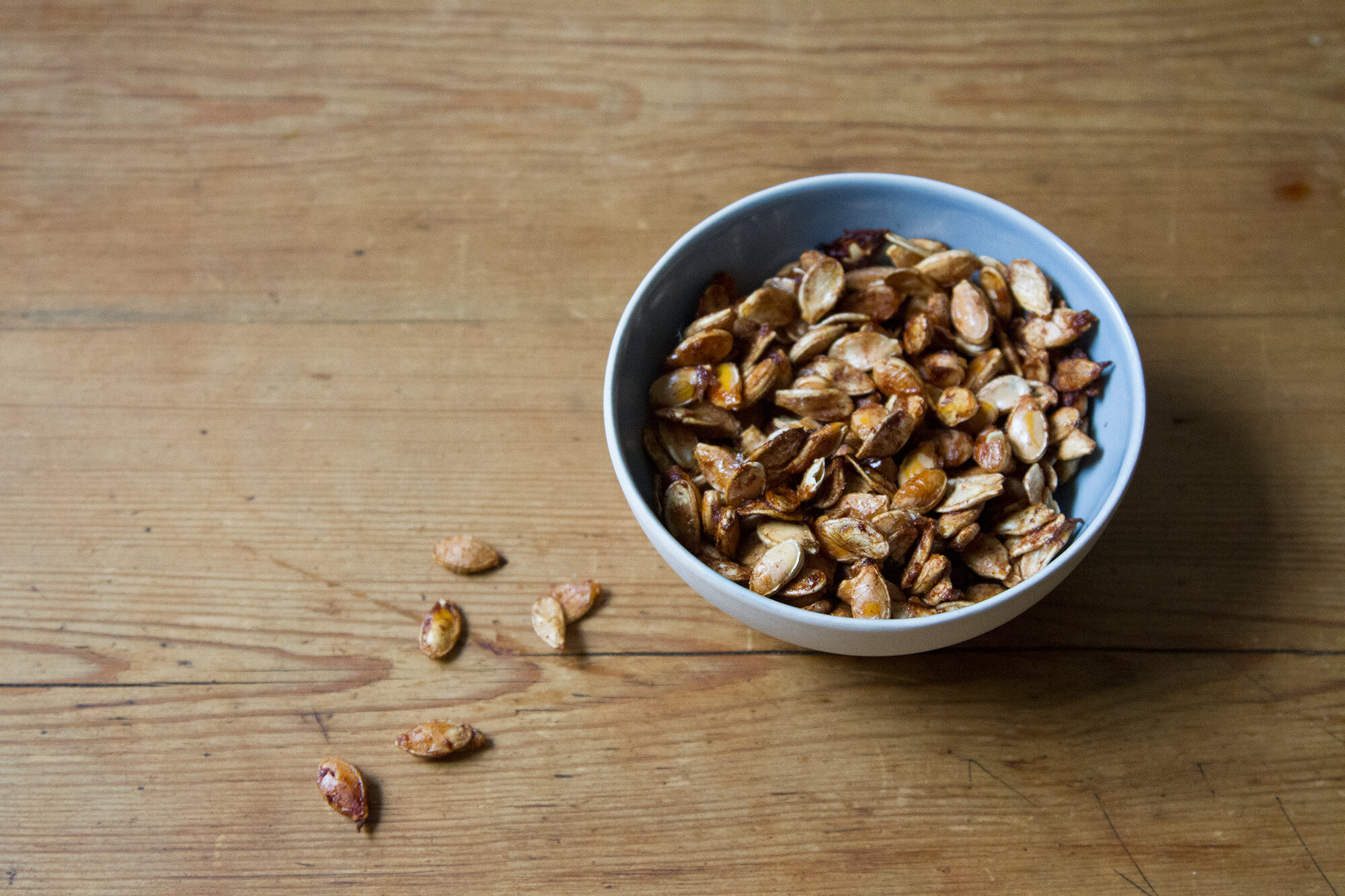roasted squash seeds | reading my tea leaves