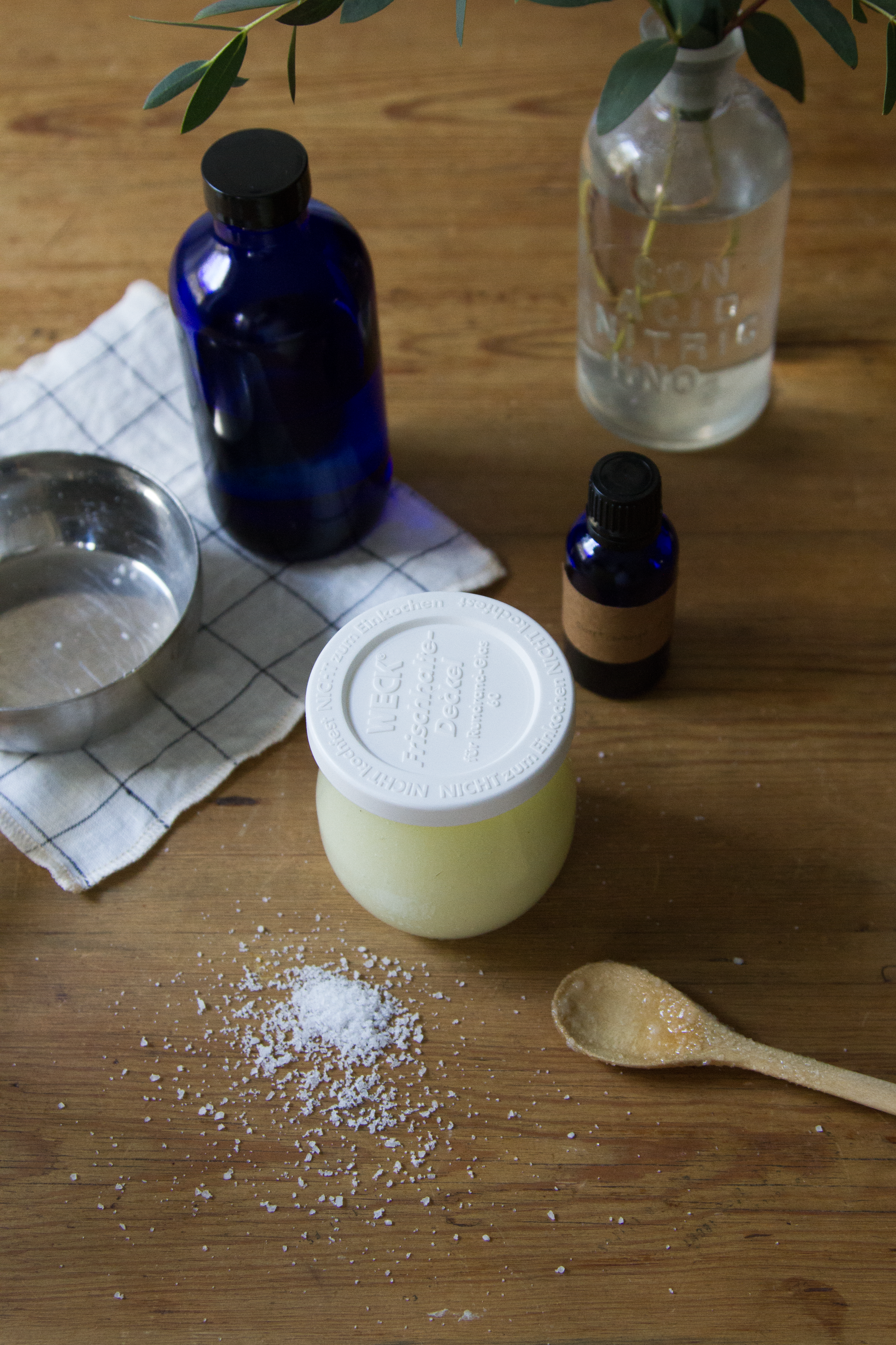 make your own sea salt scrub | reading my tea leaves