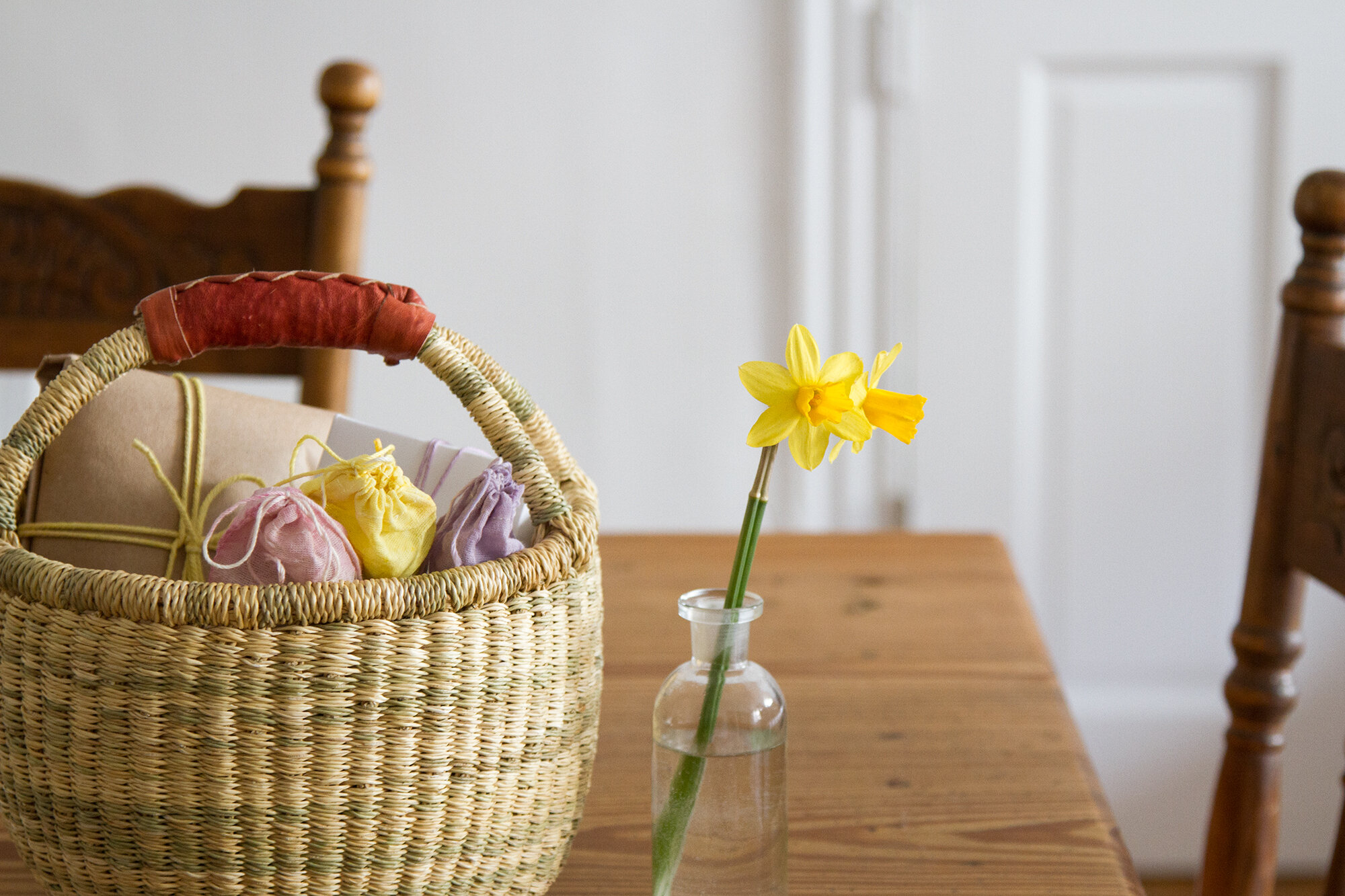 pastel-colored butchers twine with natural dye | reading my tea leaves