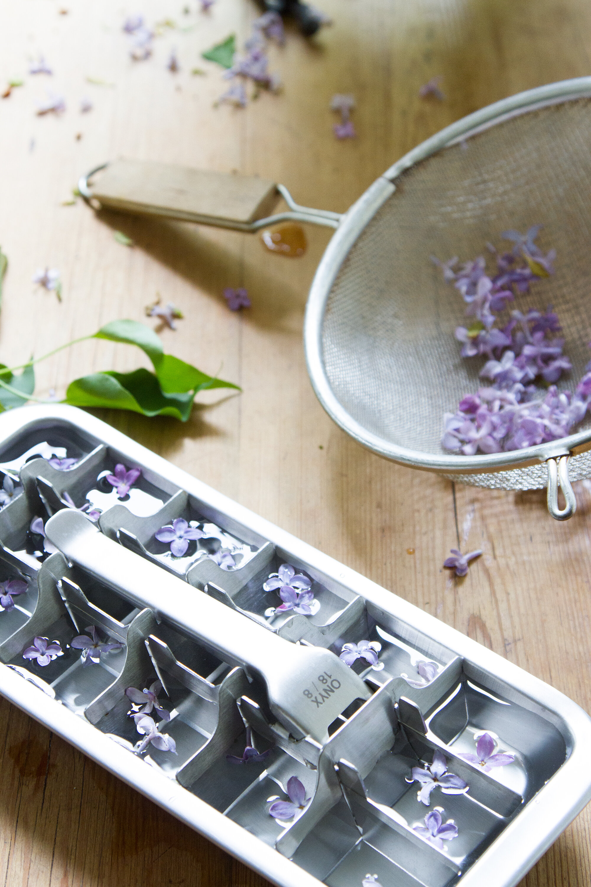 lilac ice cubes gone wrong | reading my tea leaves