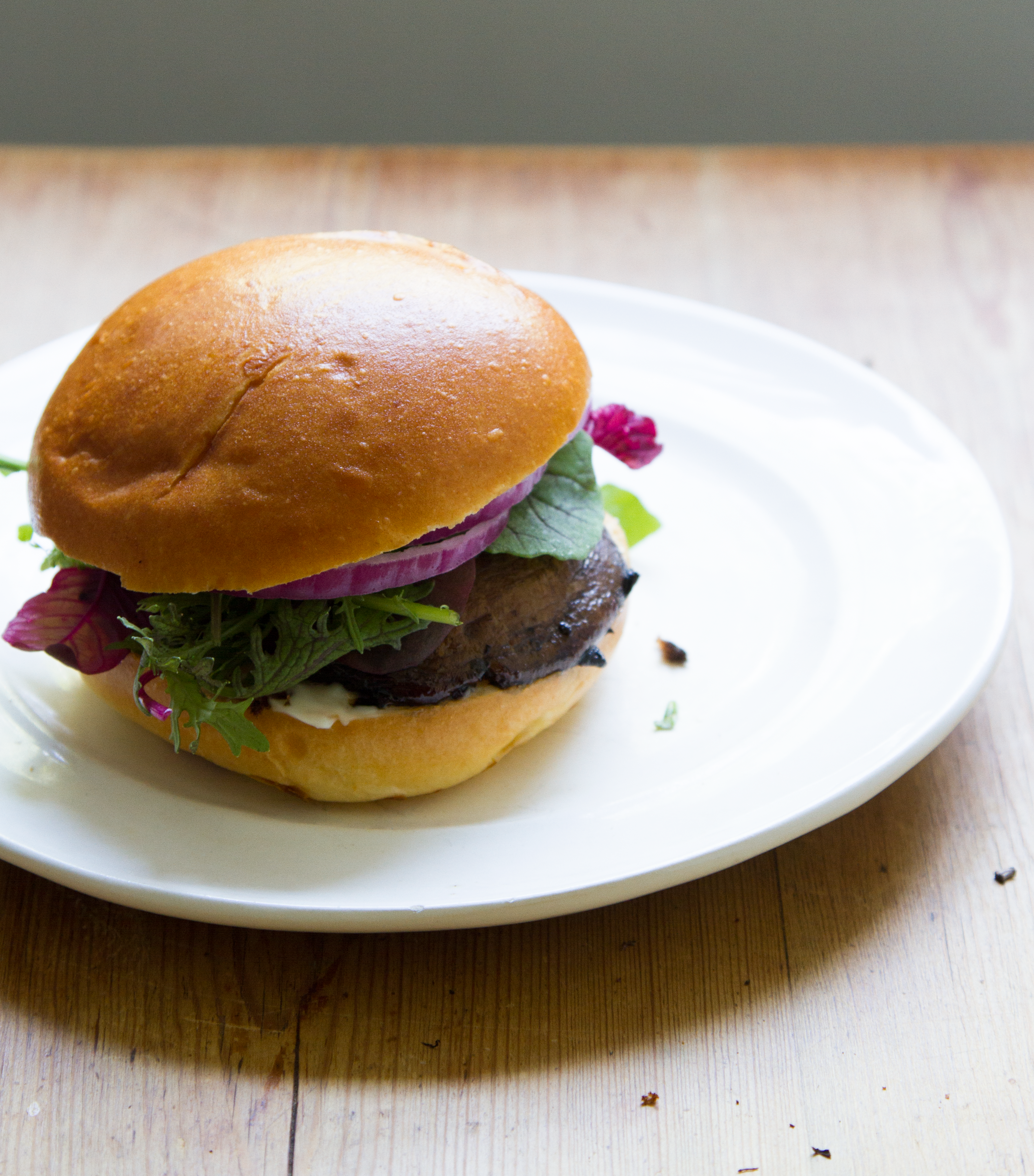 mushroom burgers | reading my tea leaves