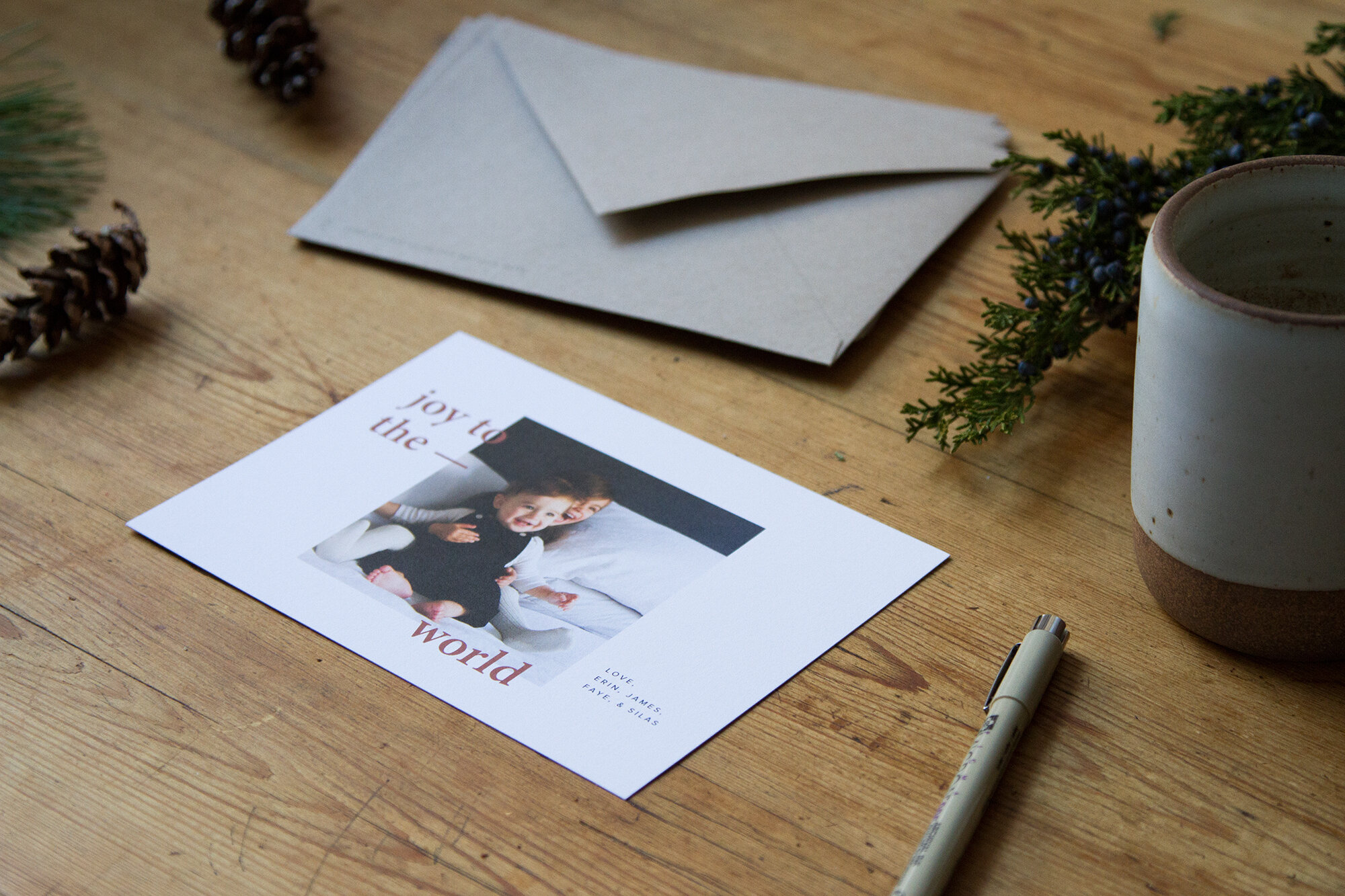 choosing a holiday card with artifact uprising | reading my tea leaves