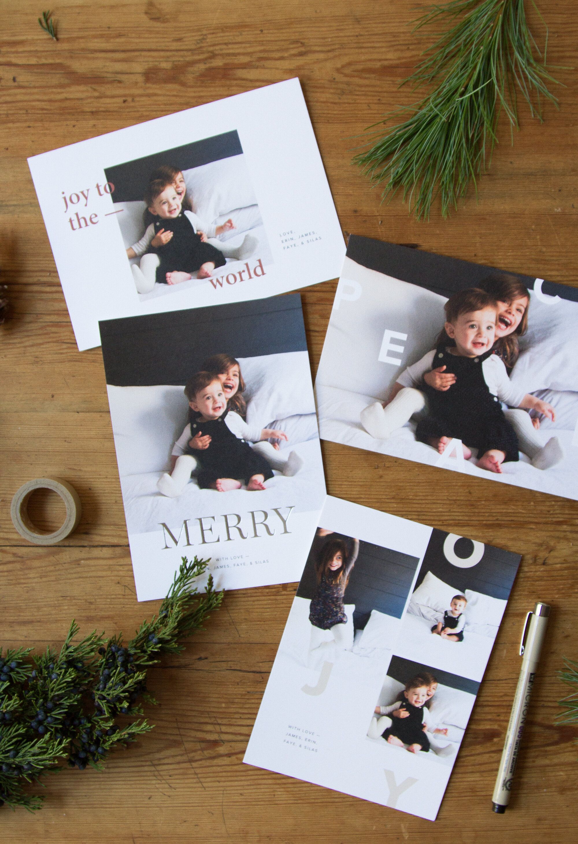 choosing a holiday card with artifact uprising | reading my tea leaves
