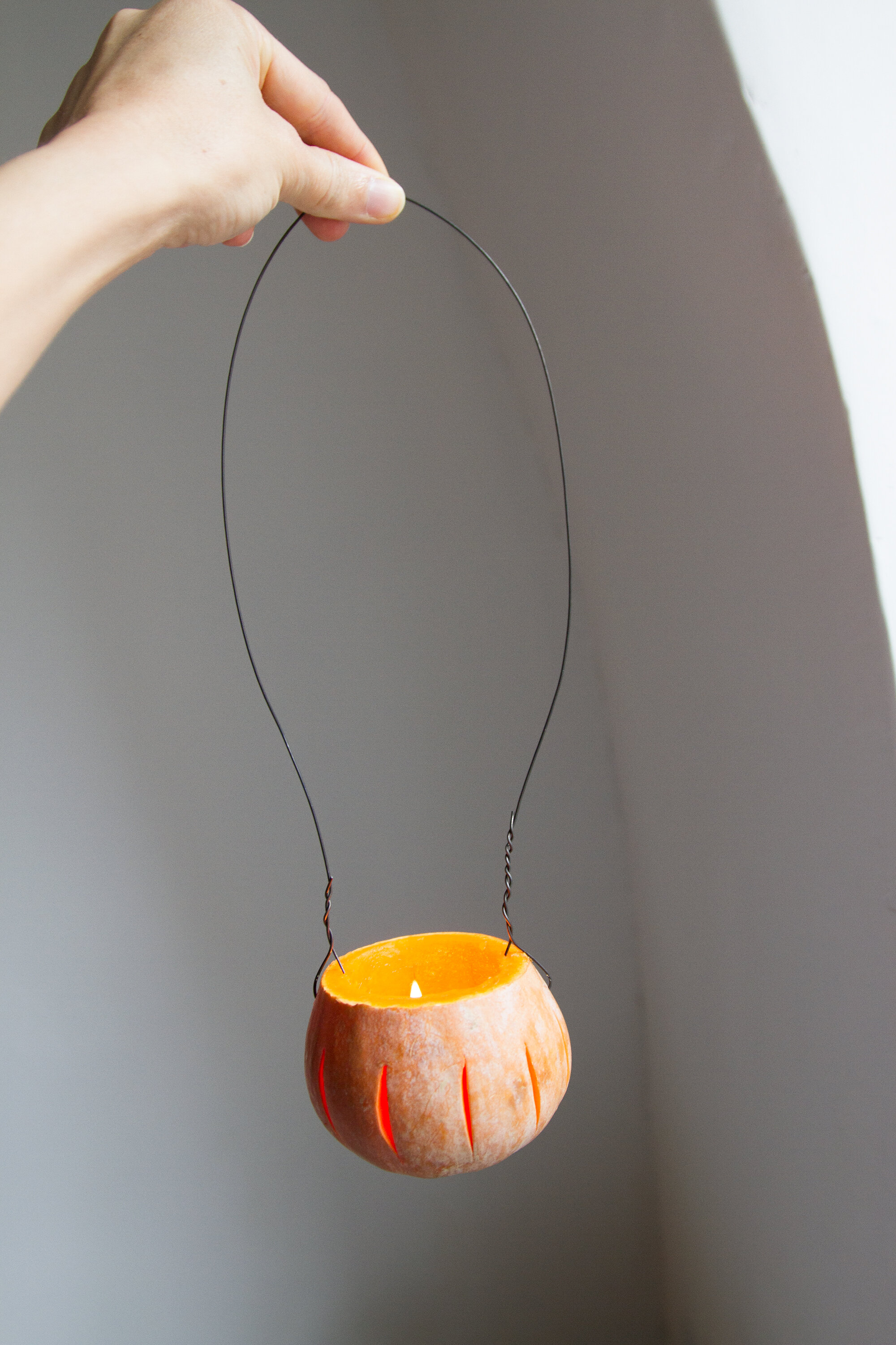 squash lanterns | reading my tea leaves