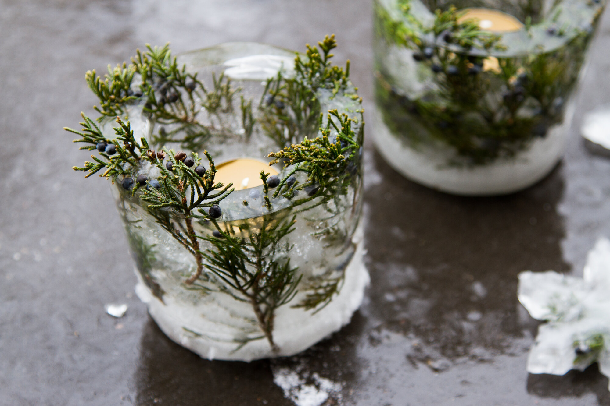 ice lanterns | reading my tea leaves