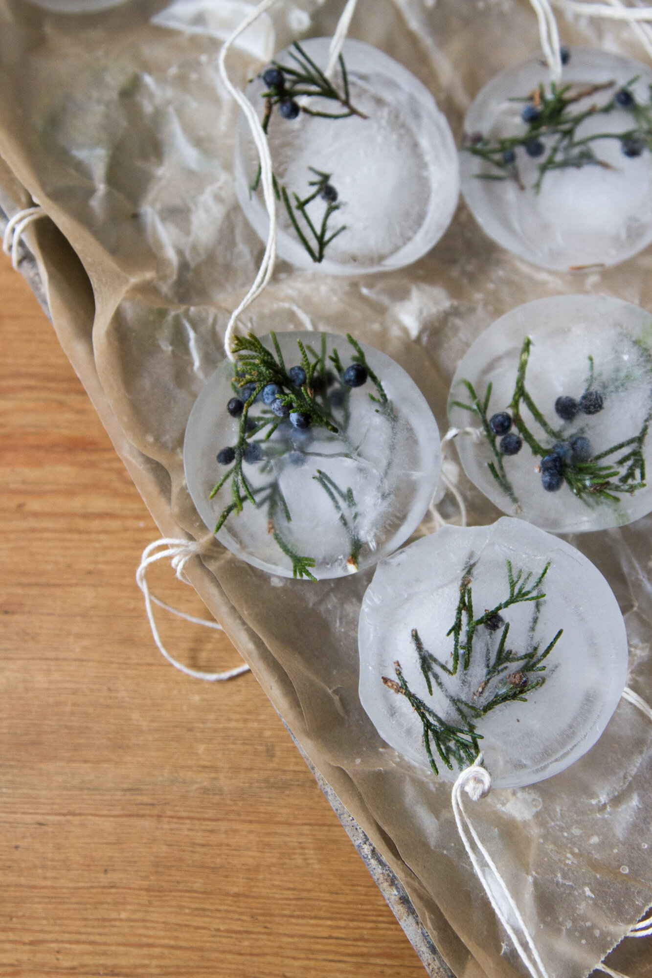 ice ornaments | reading my tea leaves