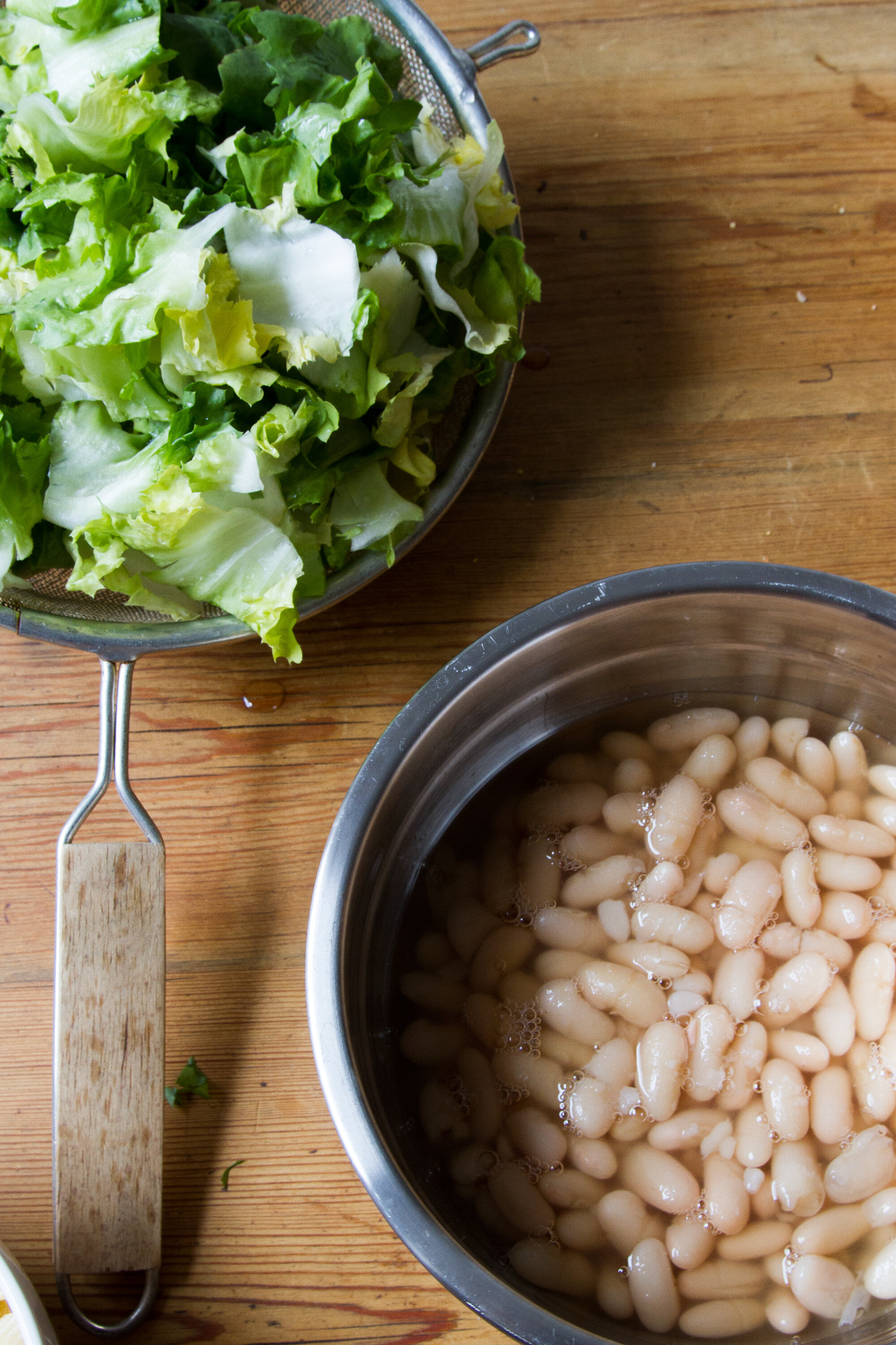 waste not: white bean and escarole soup | reading my tea leaves