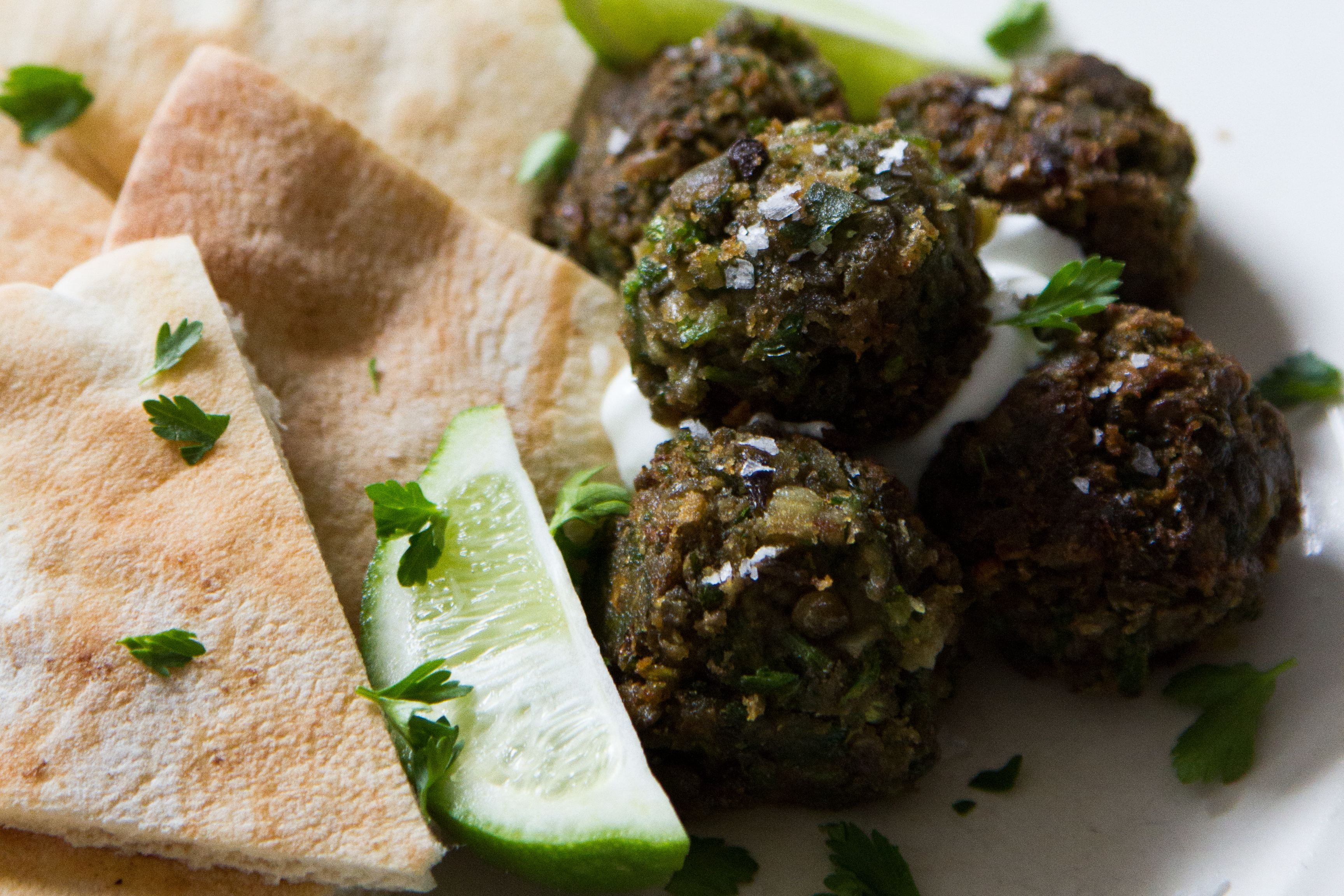 leftover lentil faux-lafel | reading my tea leaves