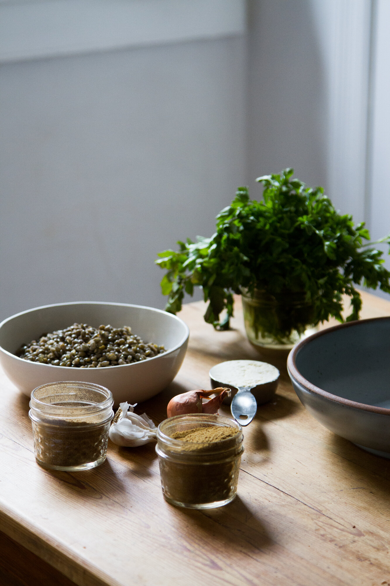 leftover lentil faux-lafel | reading my tea leaves