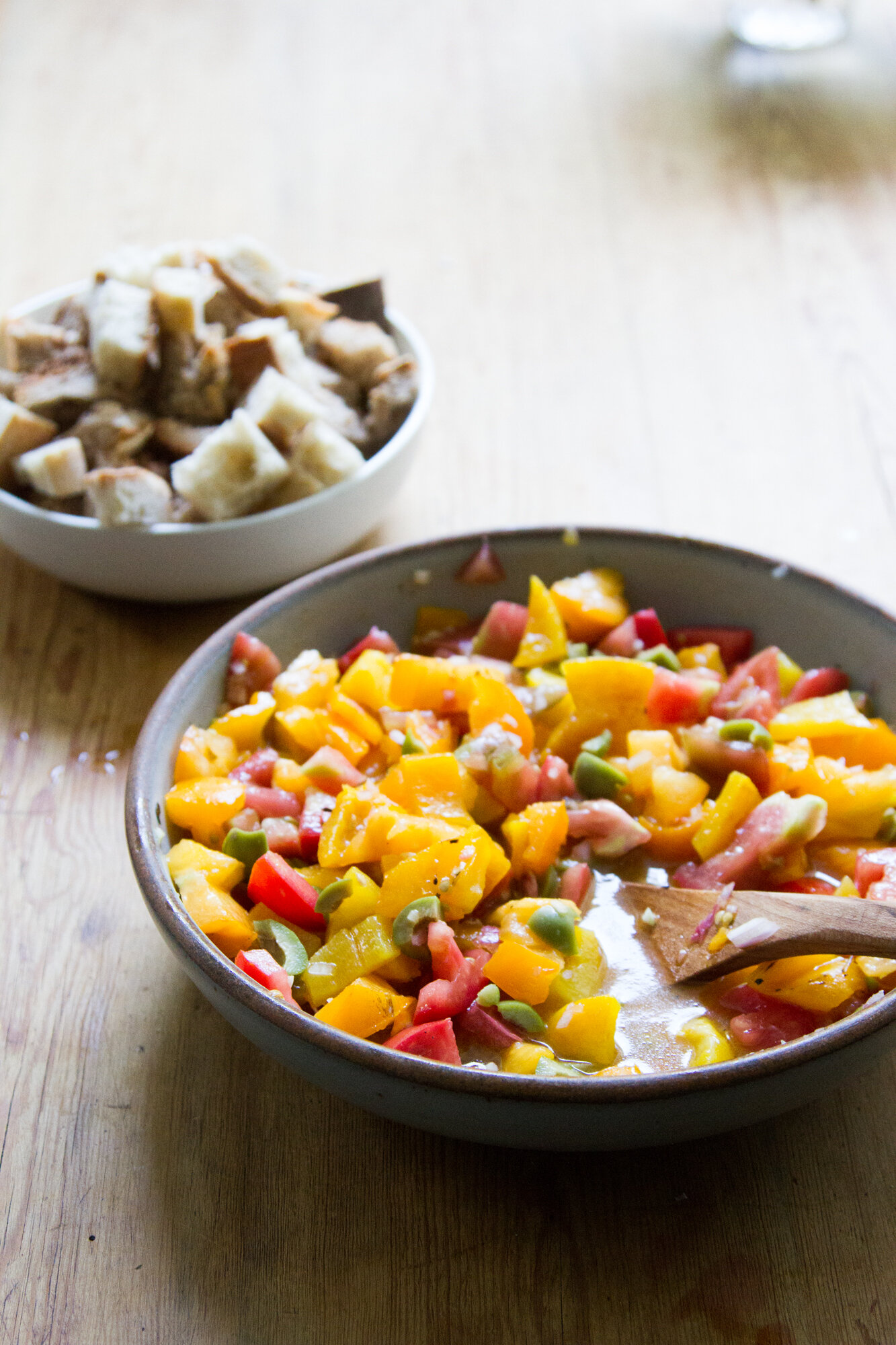 waste not: panzanella | reading my tea leaves