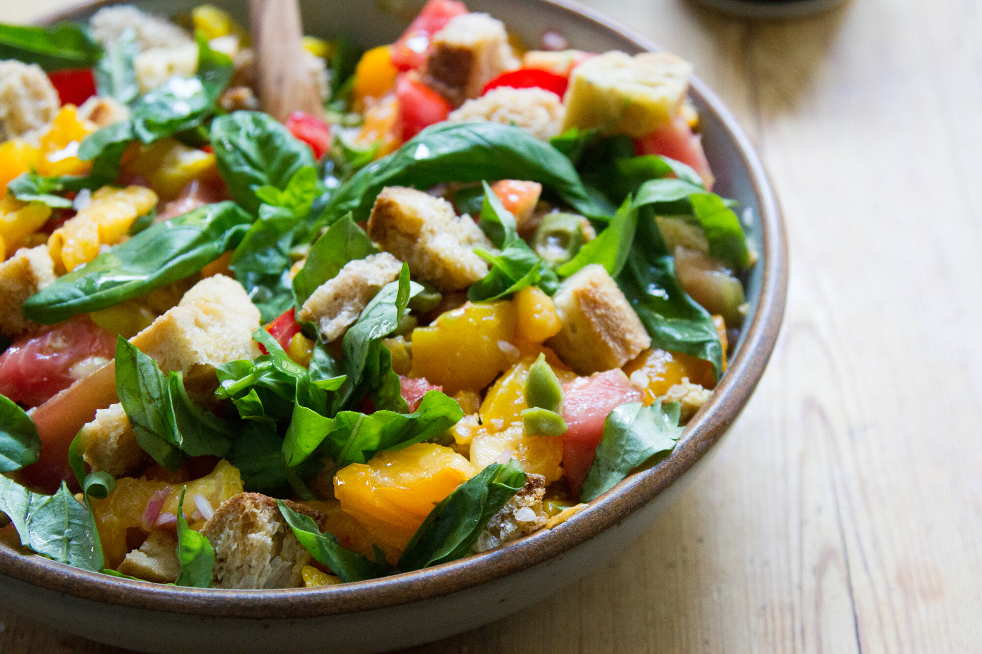 waste not: panzanella | reading my tea leaves