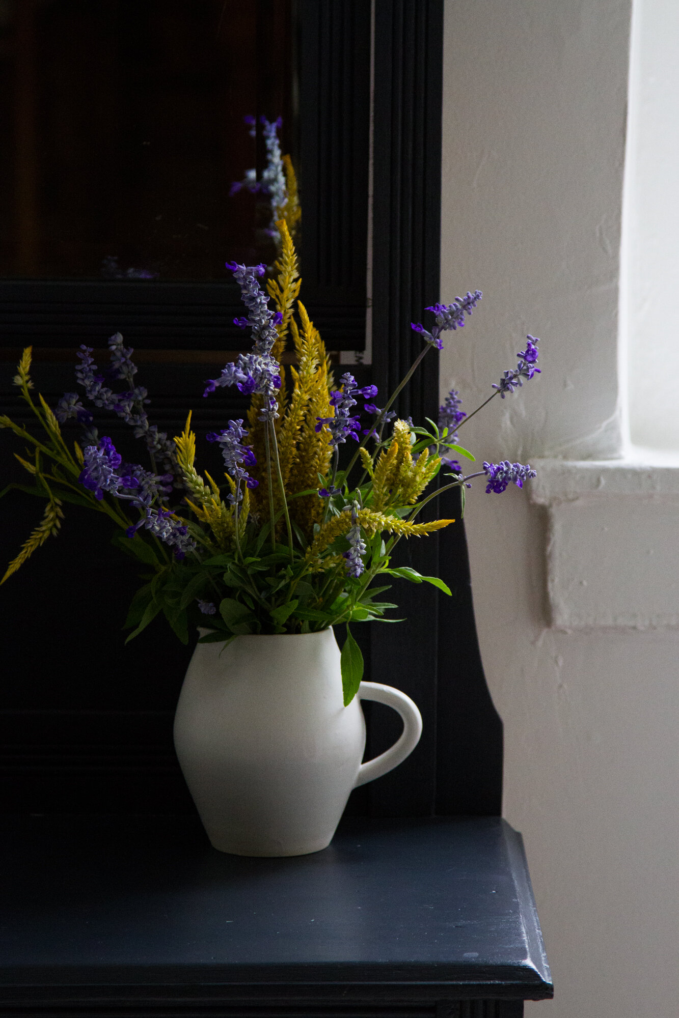 celosia and salvia | reading my tea leaves