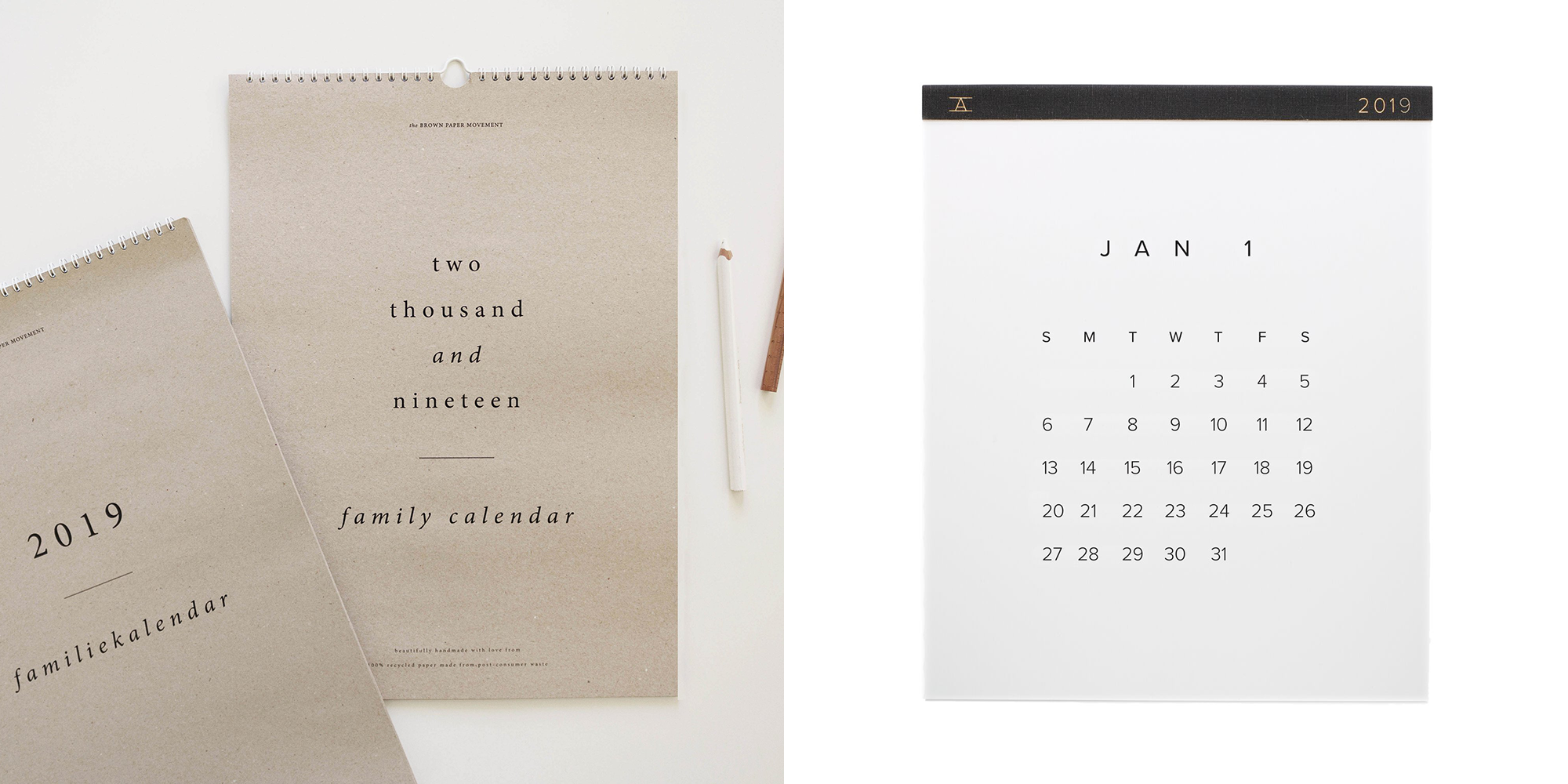 2019 calendars | reading my tea leaves