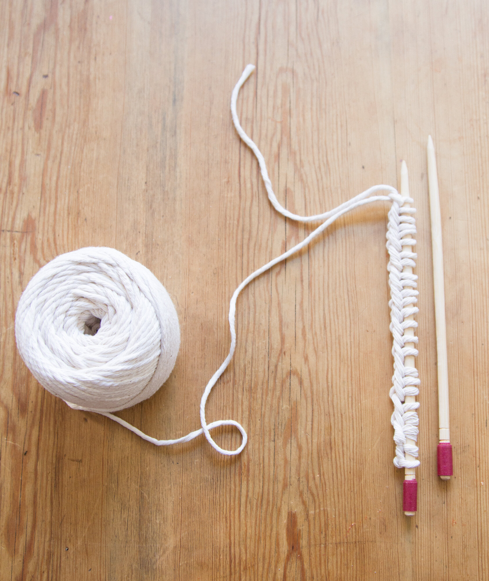 butcher's twine potholder | reading my tea leaves