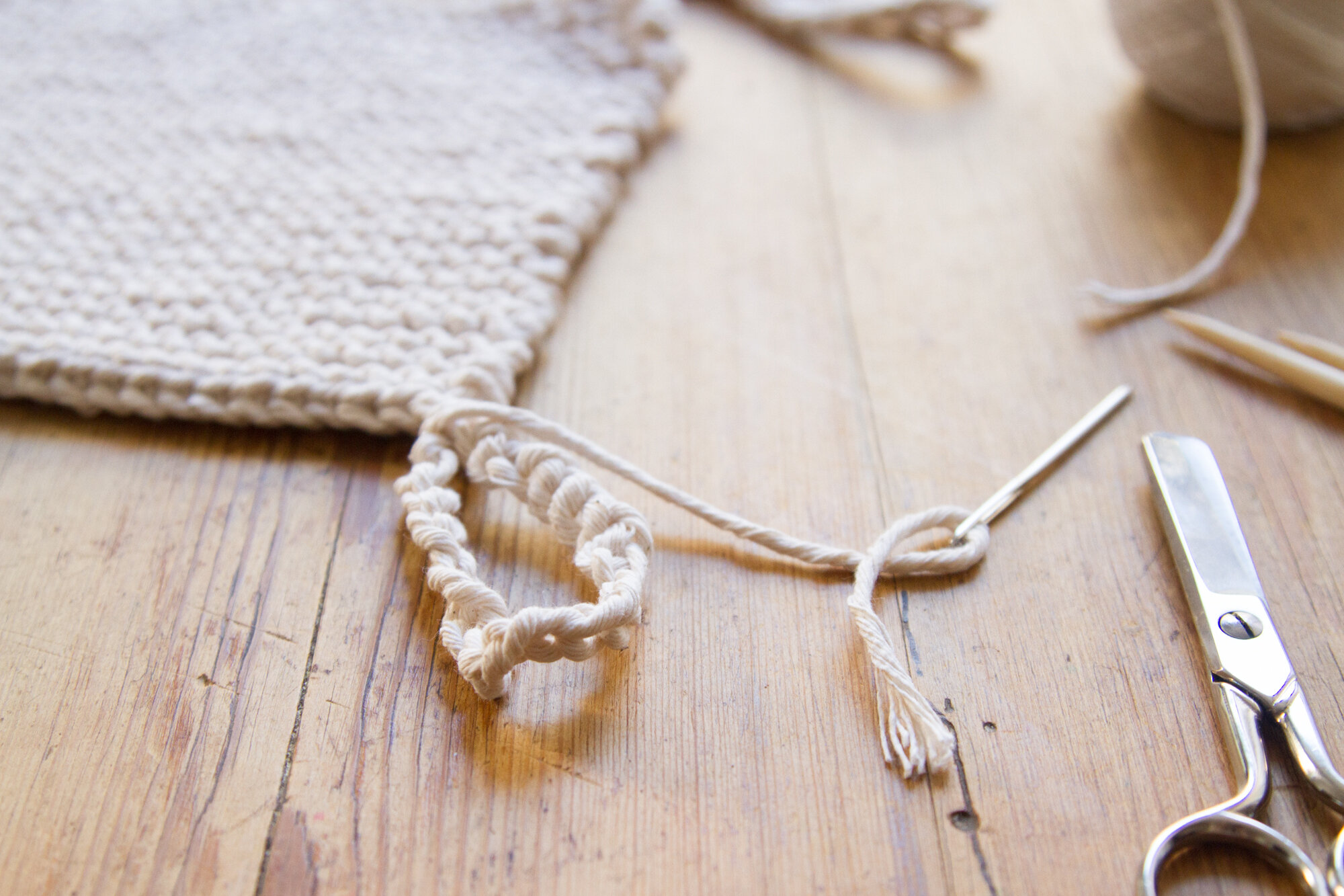 butcher's twine potholder | reading my tea leaves