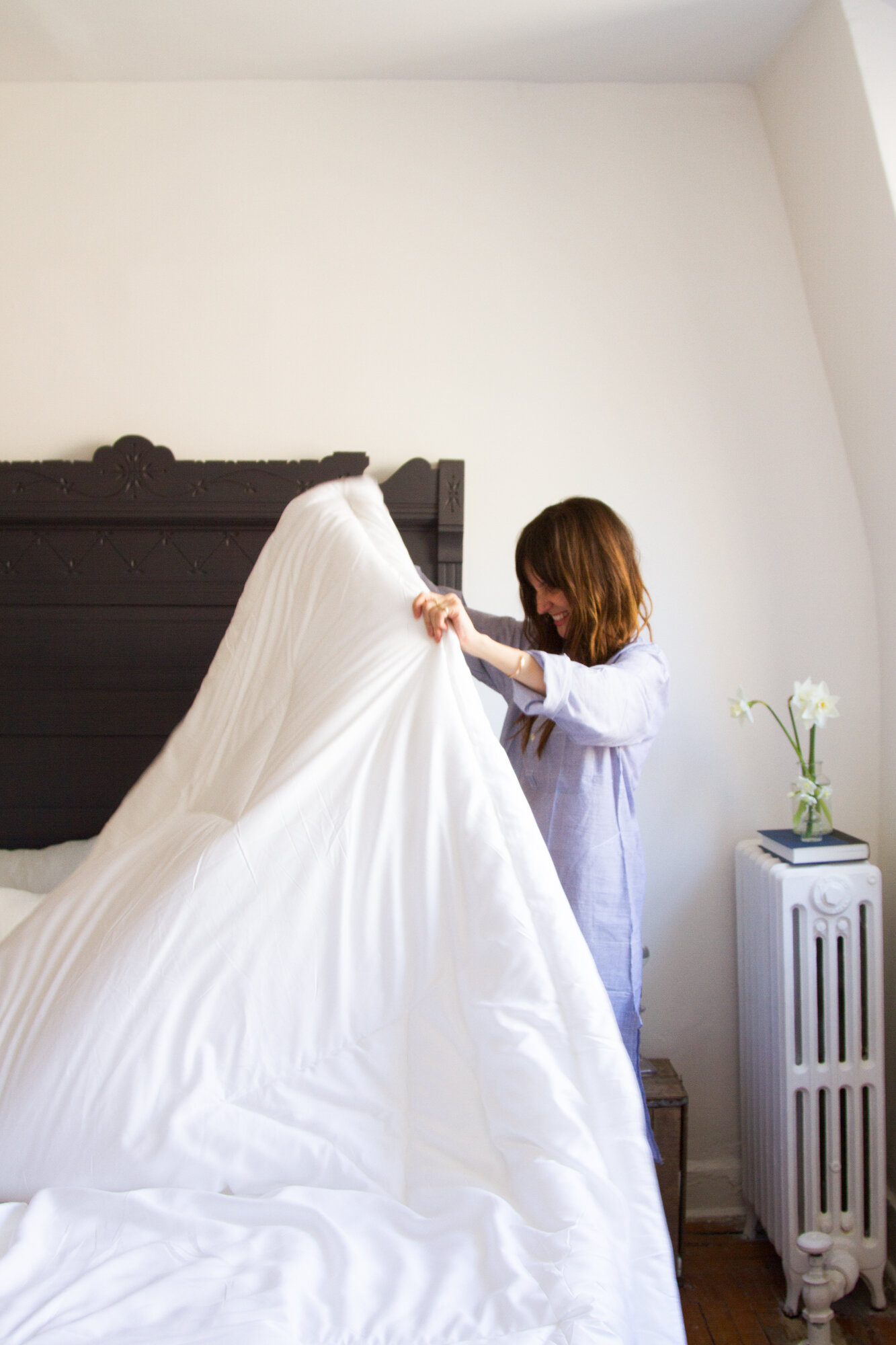 in search of a better night's sleep with a buffy comforter | reading my tea leaves