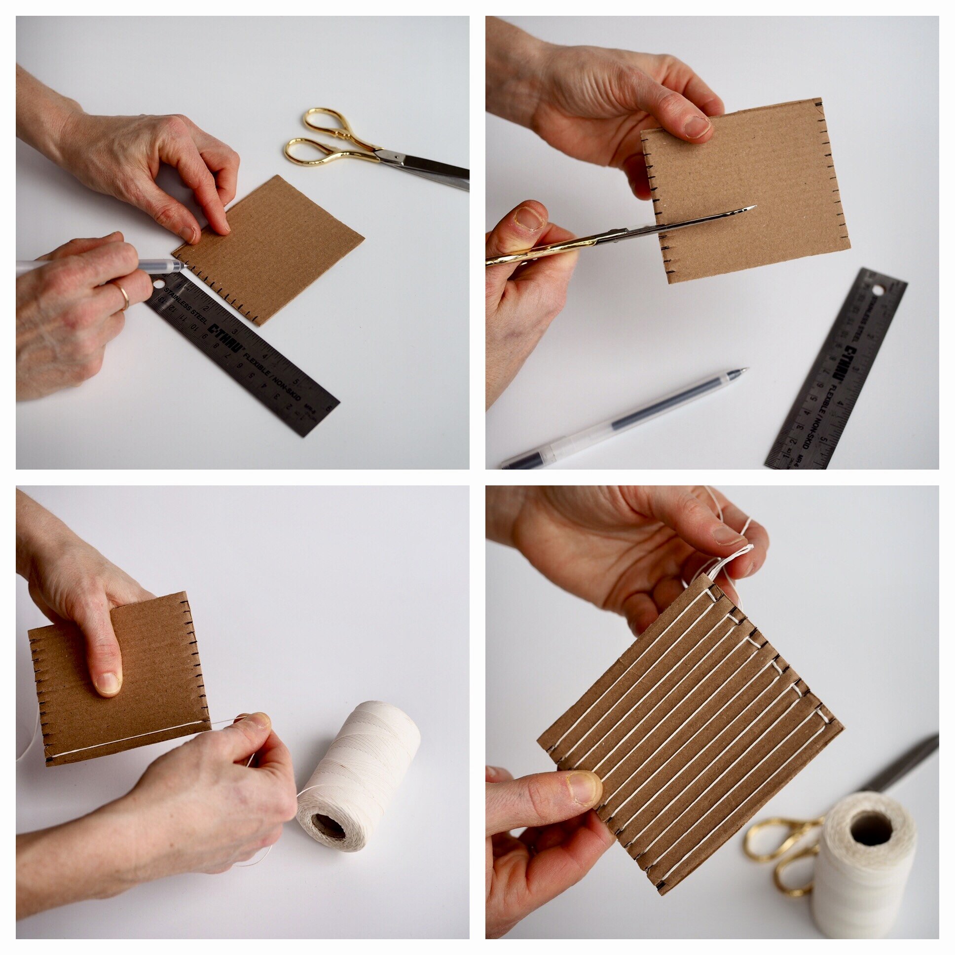 make your own woven pouch | reading my tea leaves