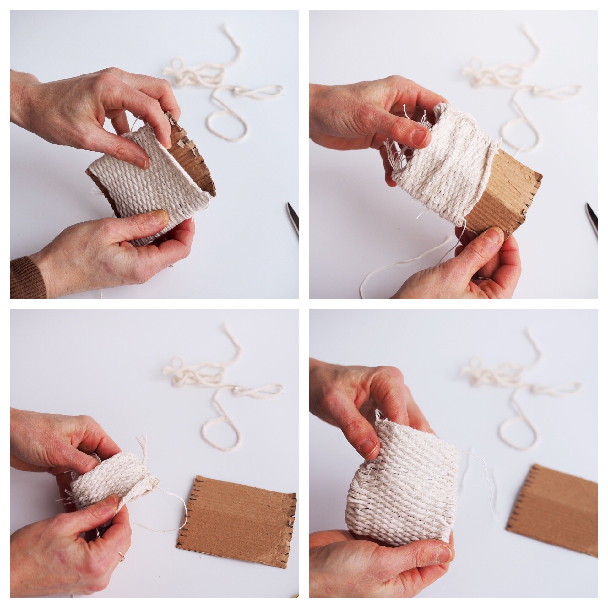 make your own woven pouch | reading my tea leaves