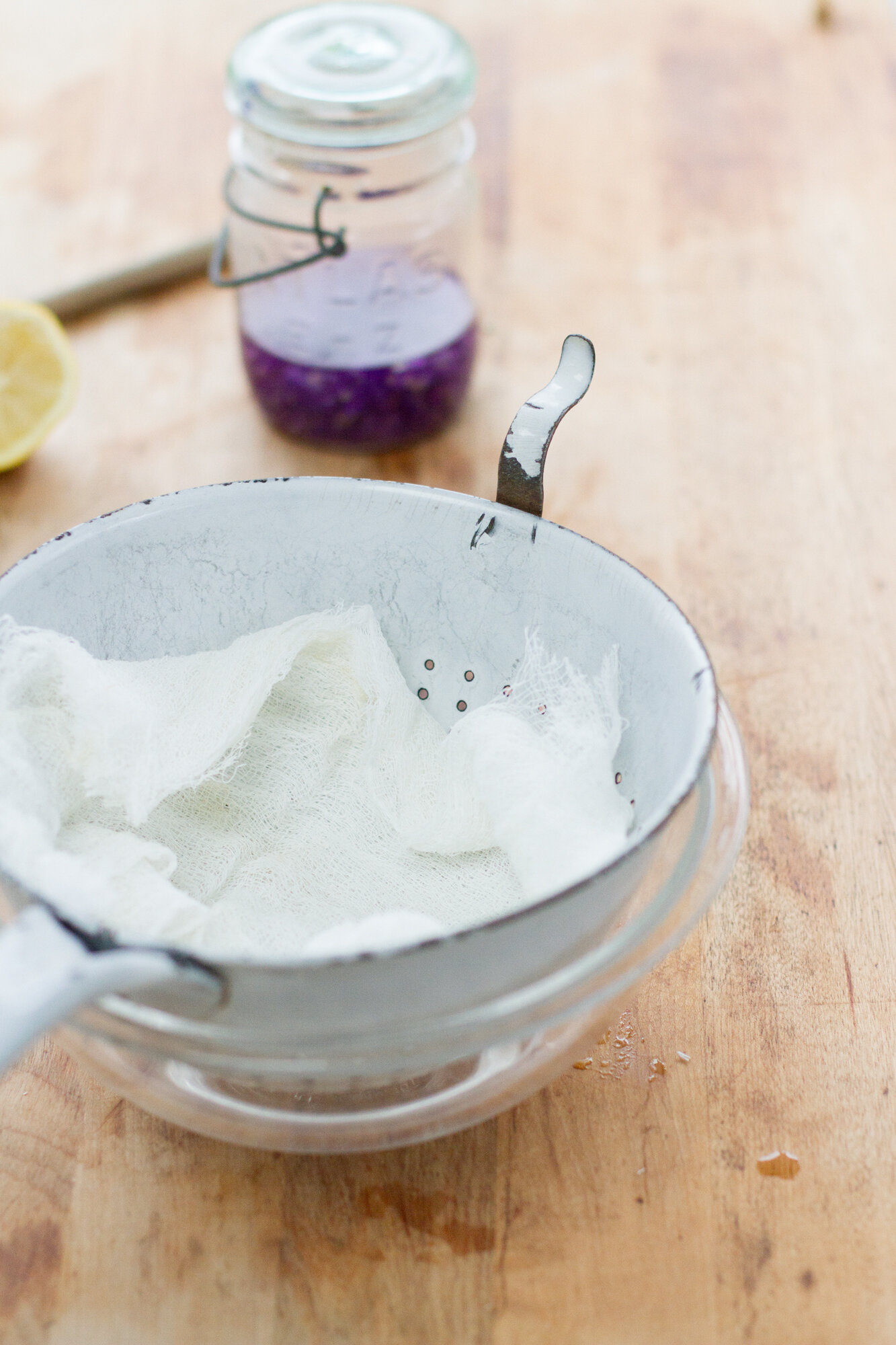 make your own violet syrup | reading my tea leaves