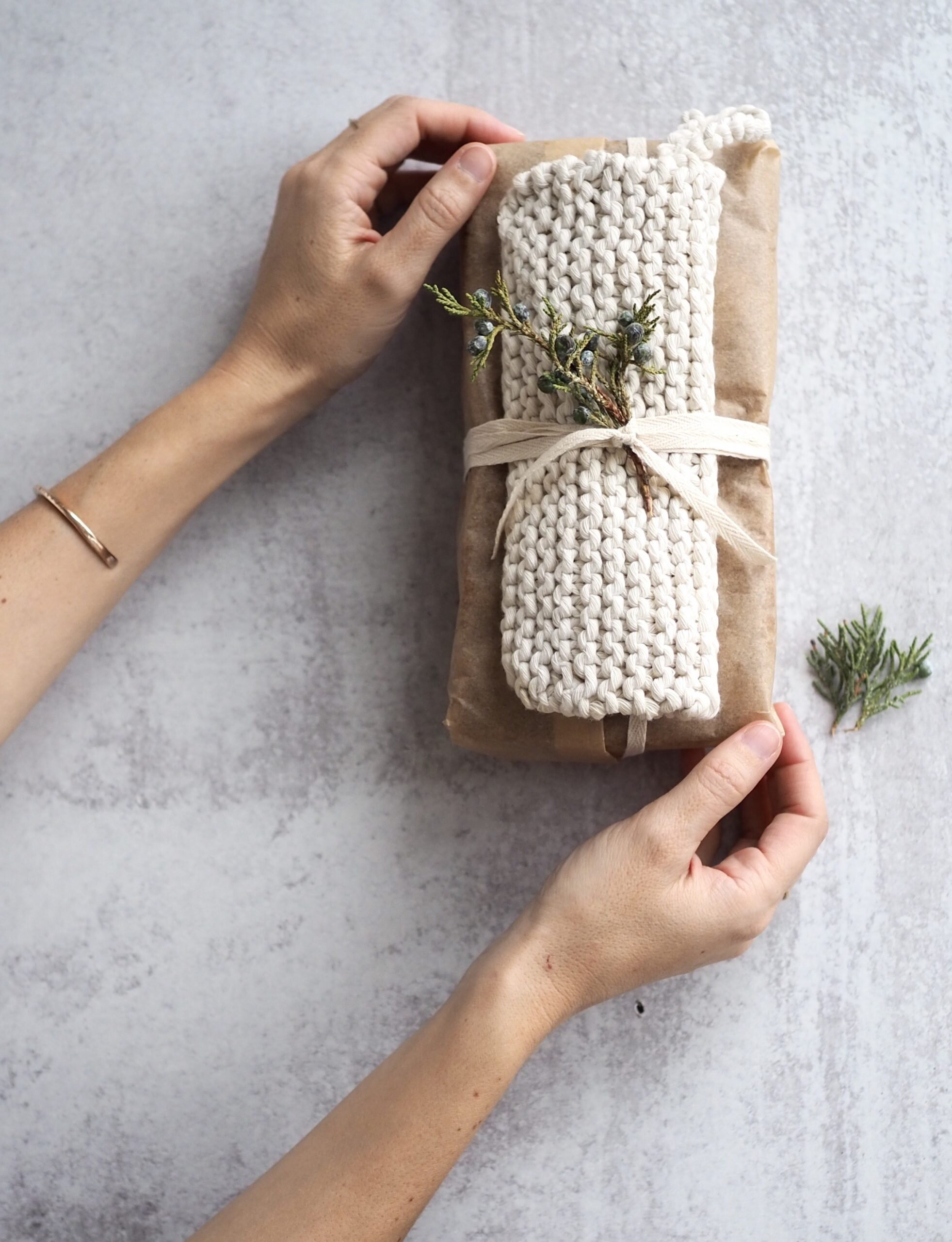 homemade bread + potholder | reading my tea leaves