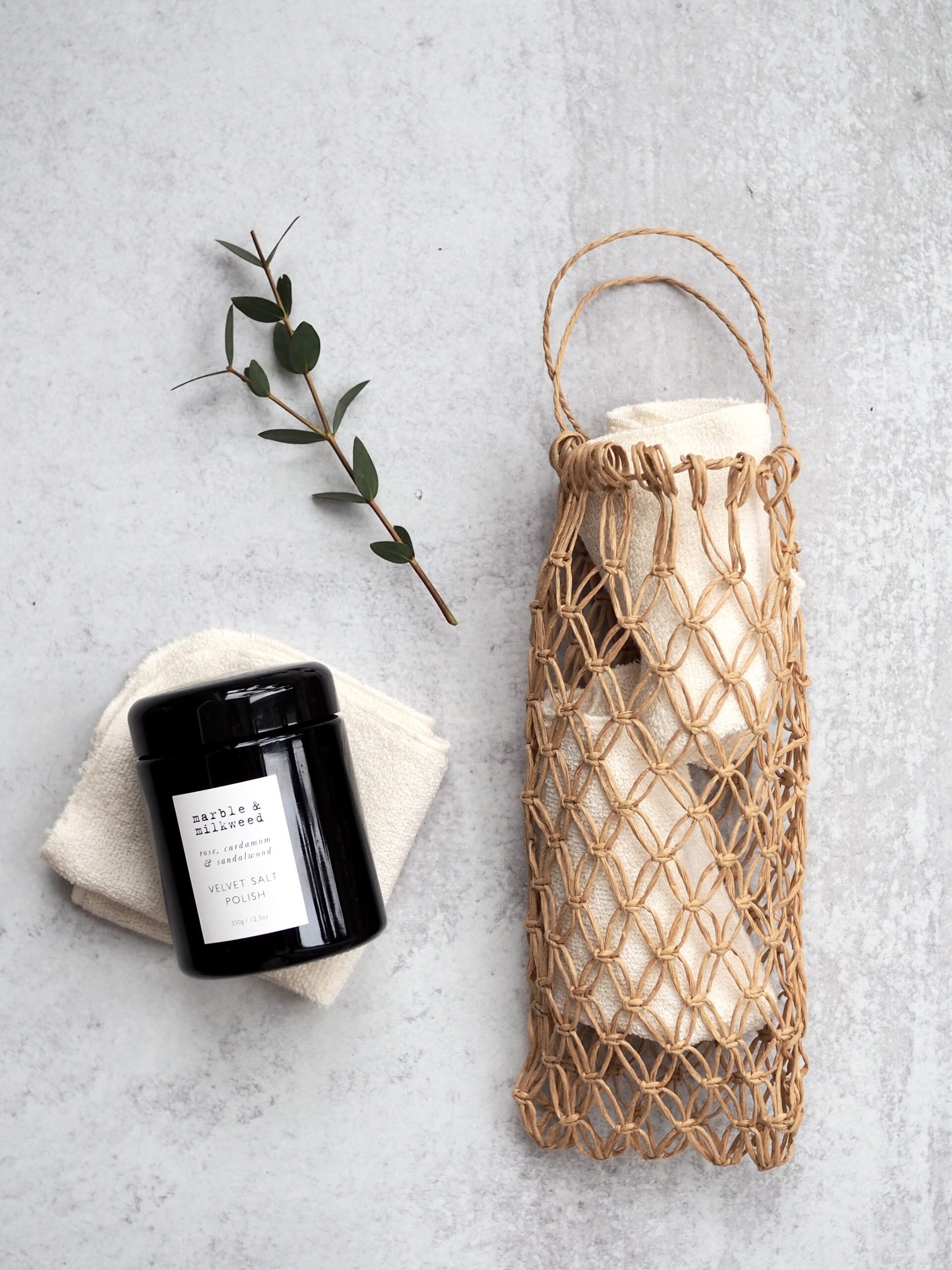 floral wire macrame basket | reading my tea leaves