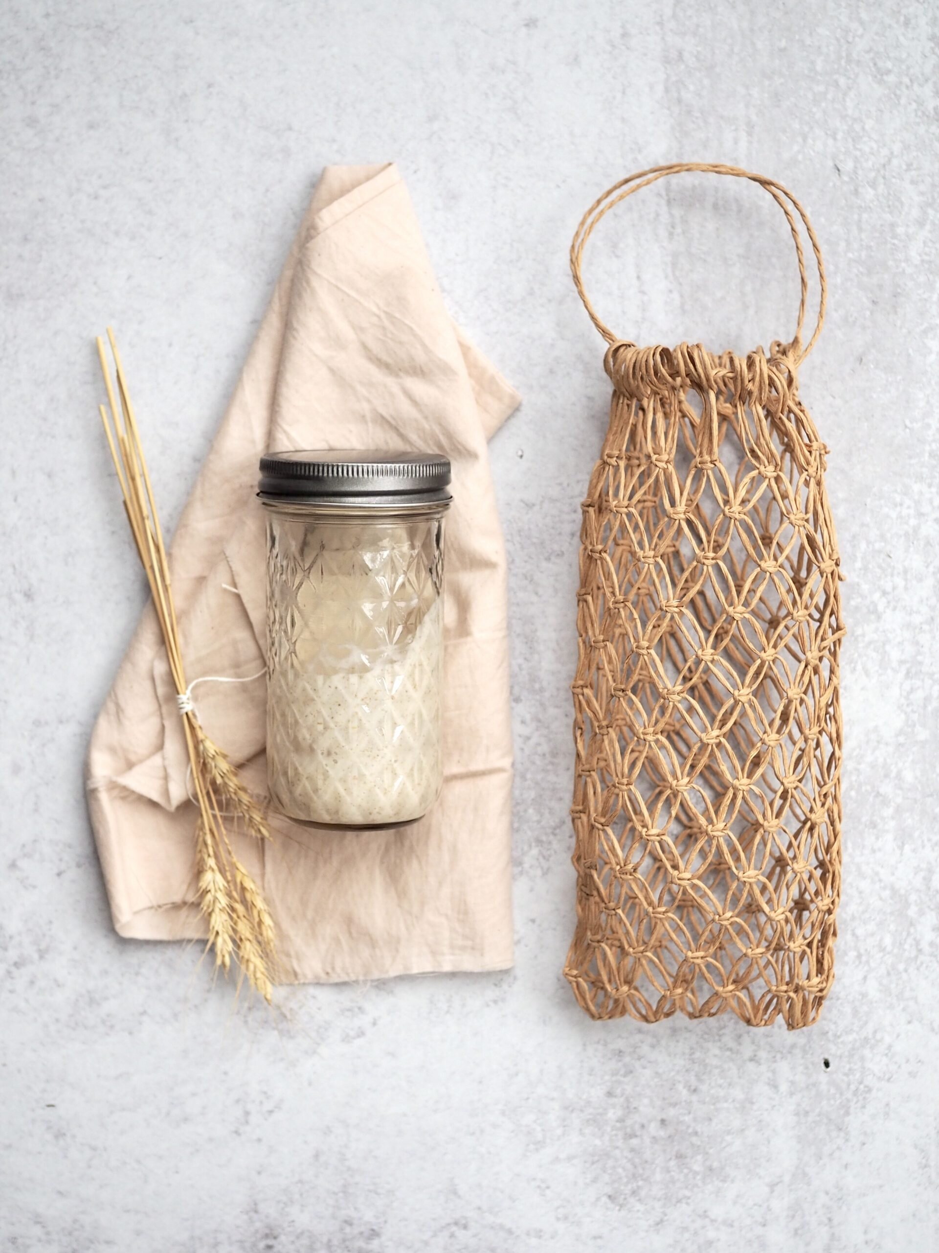 floral wire macrame basket | reading my tea leaves