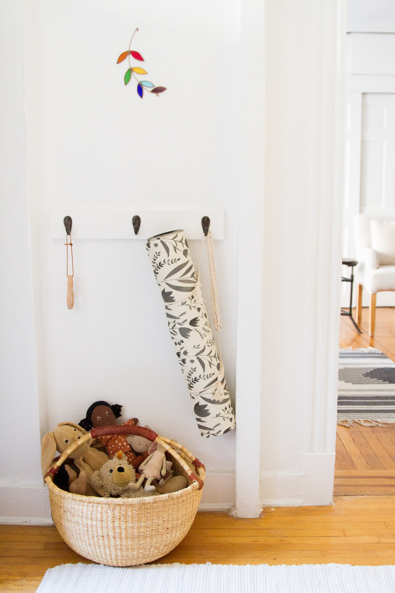 make your own yoga mat strap | reading my tea leaves