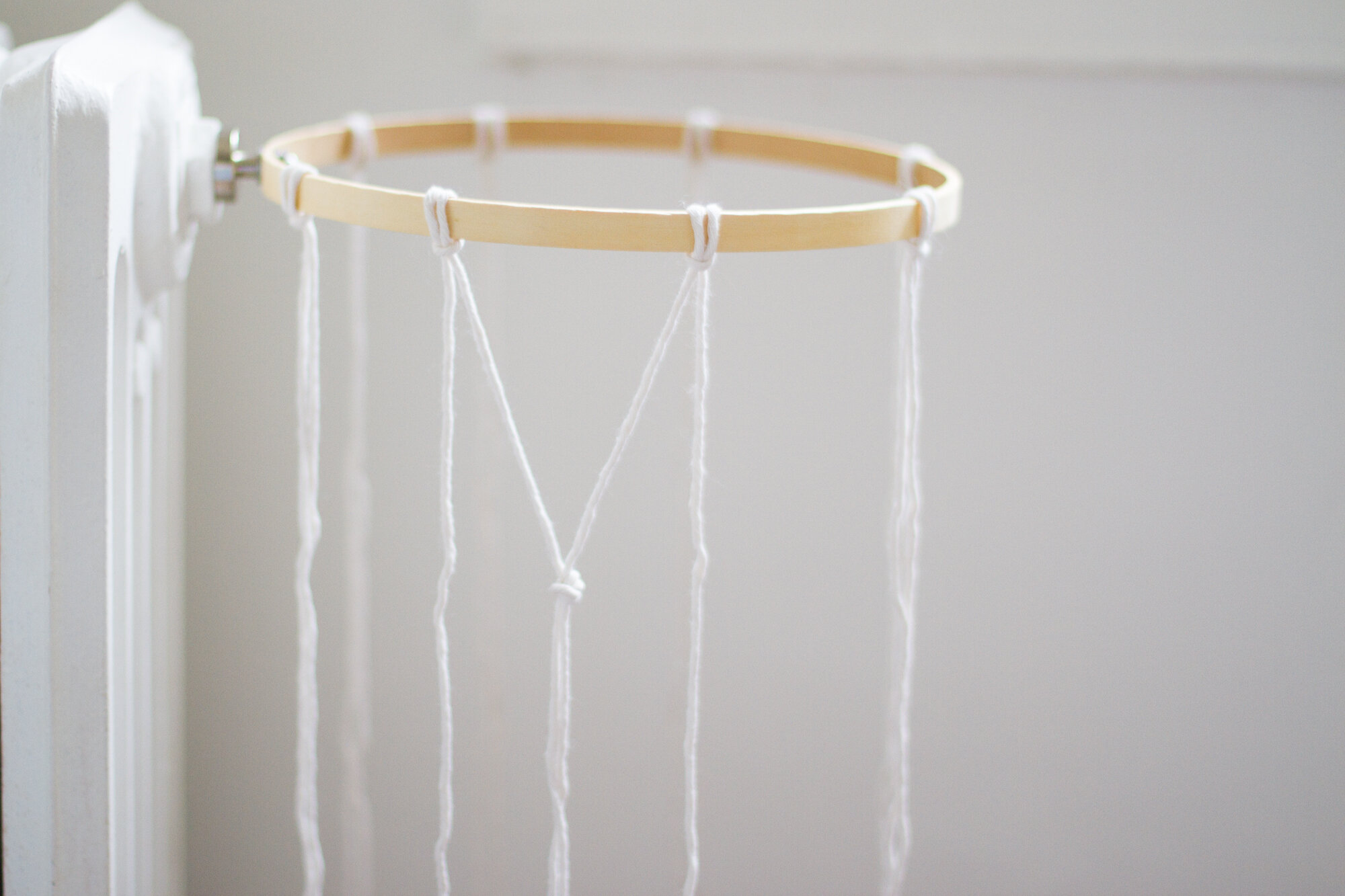 how to turn an embroidery hoop into a basketball hoop | reading my tea leaves