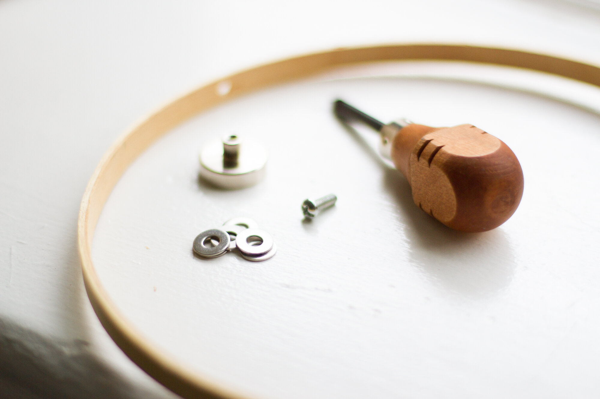 how to turn an embroidery hoop into a basketball hoop | reading my tea leaves