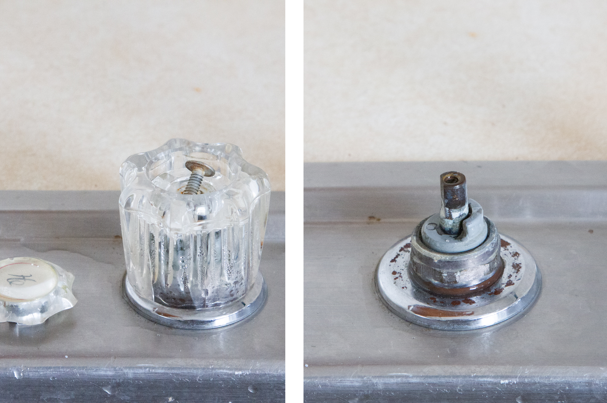small improvements | swap your sink handles | reading my tea leaves