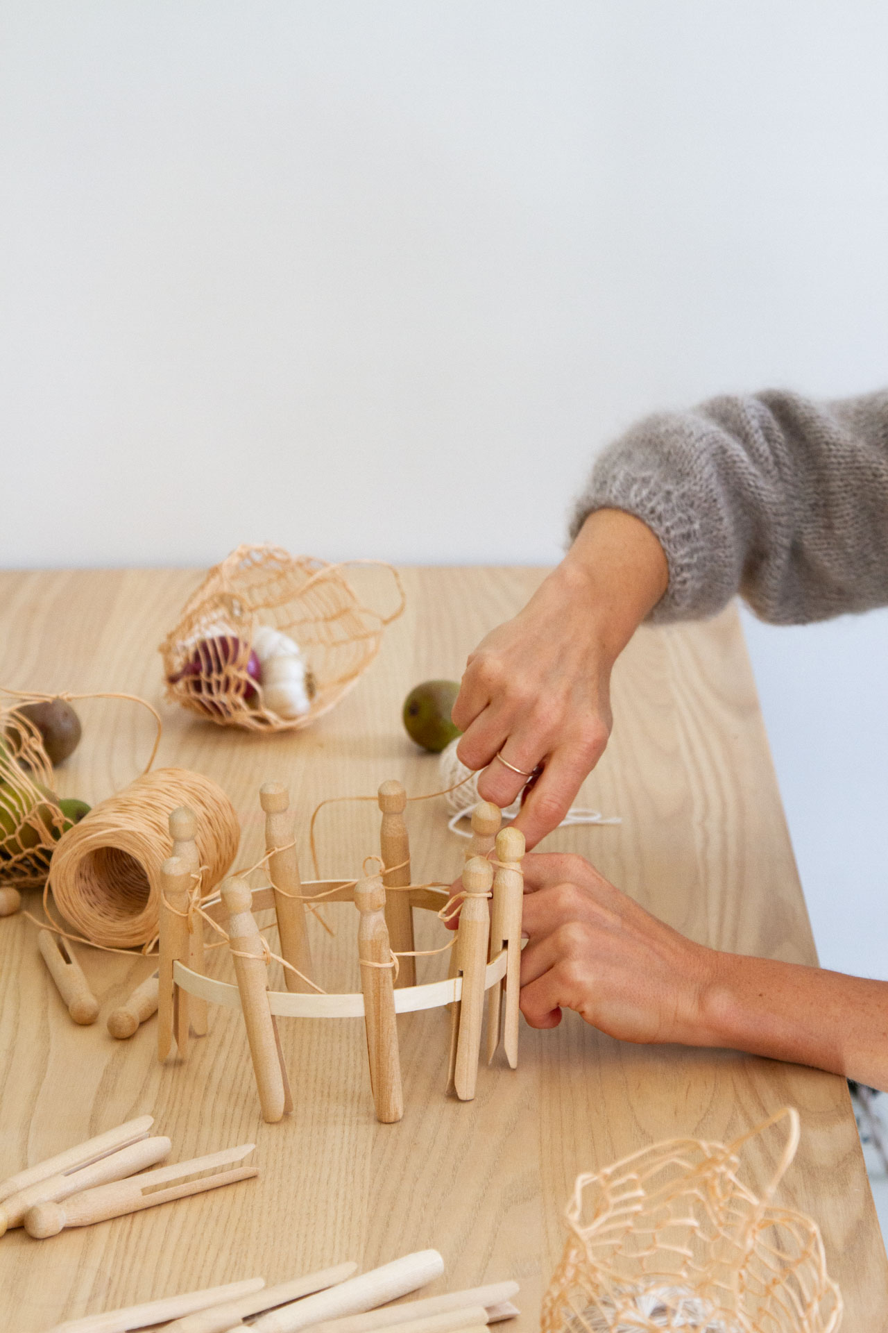 floral twine string dispenser | reading my tea leaves