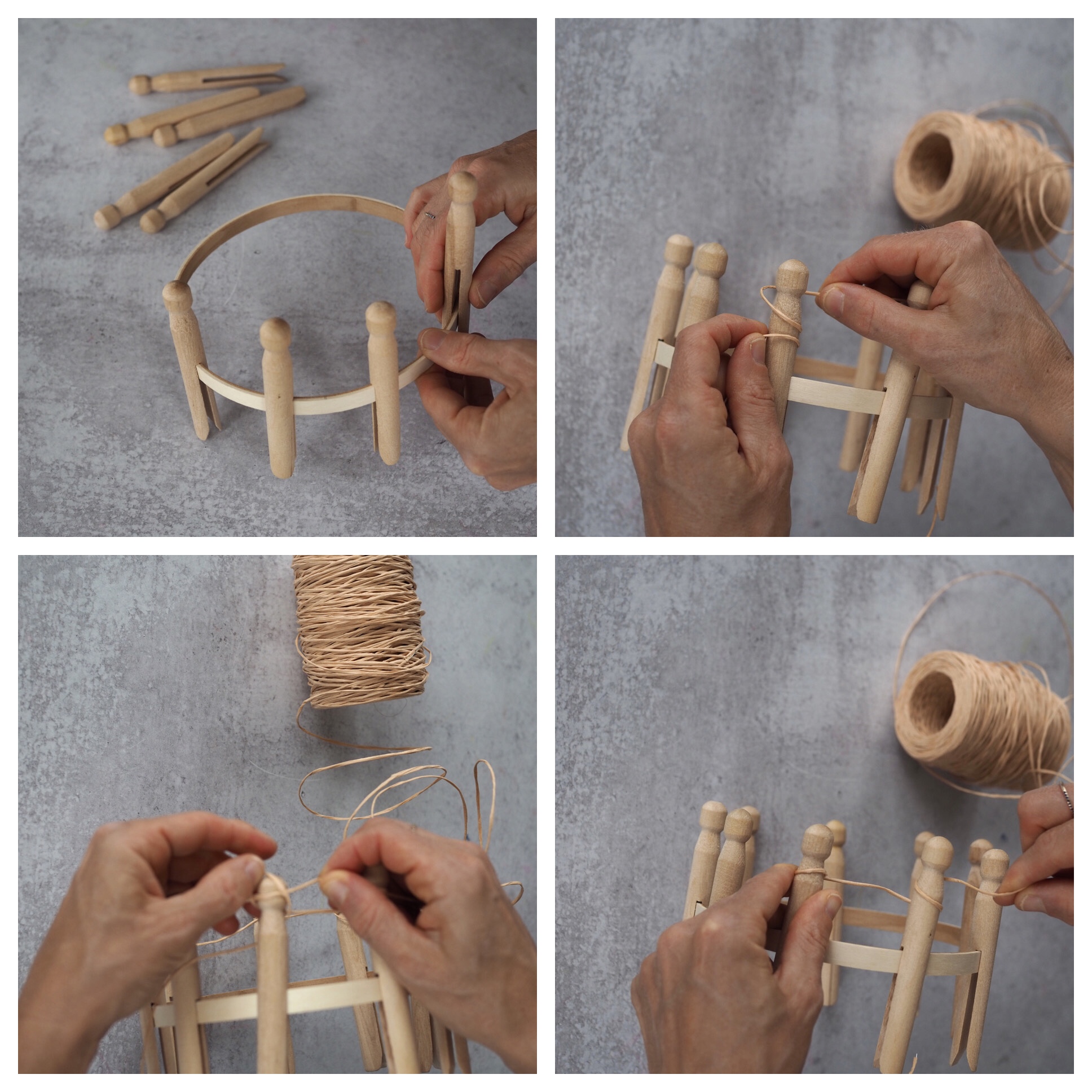 floral twine string dispenser | reading my tea leaves