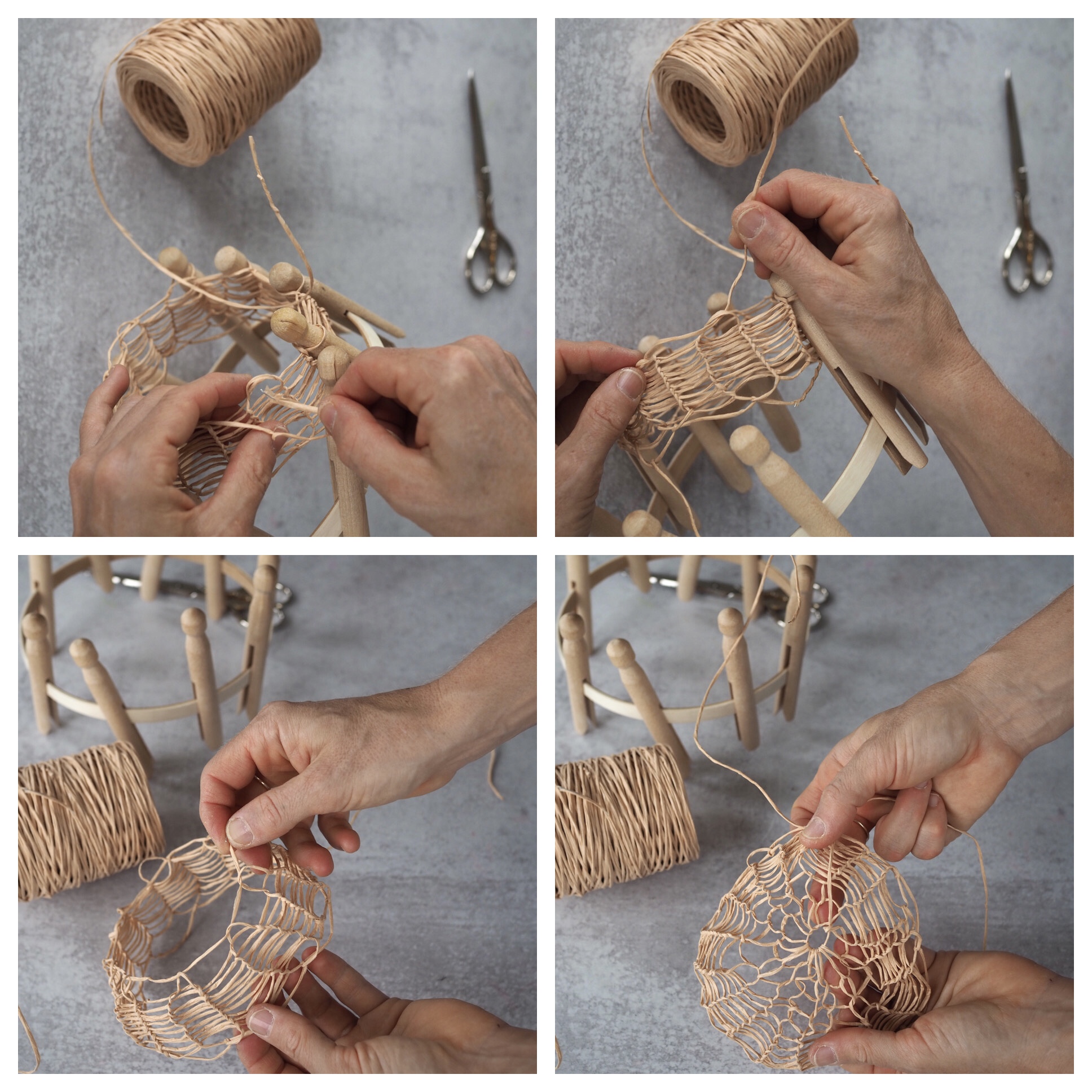 floral twine string dispenser | reading my tea leaves