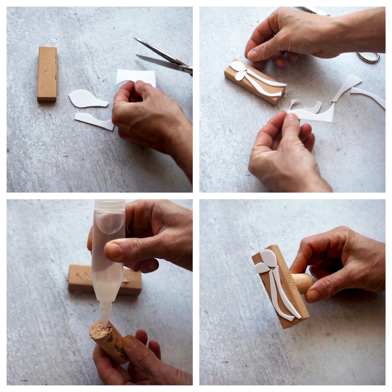 wooden block stamps | reading my tea leaves