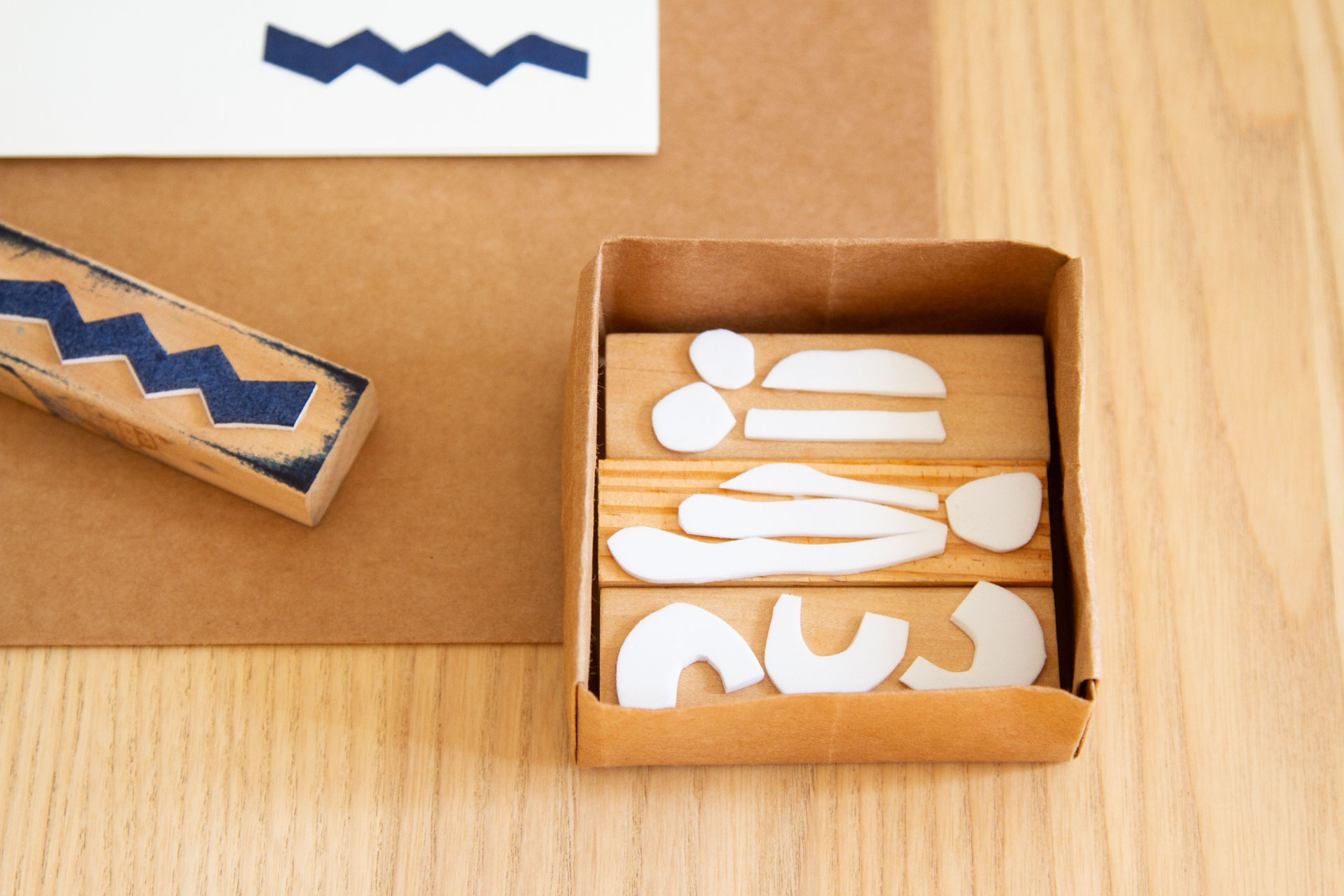 wooden block stamps | reading my tea leaves