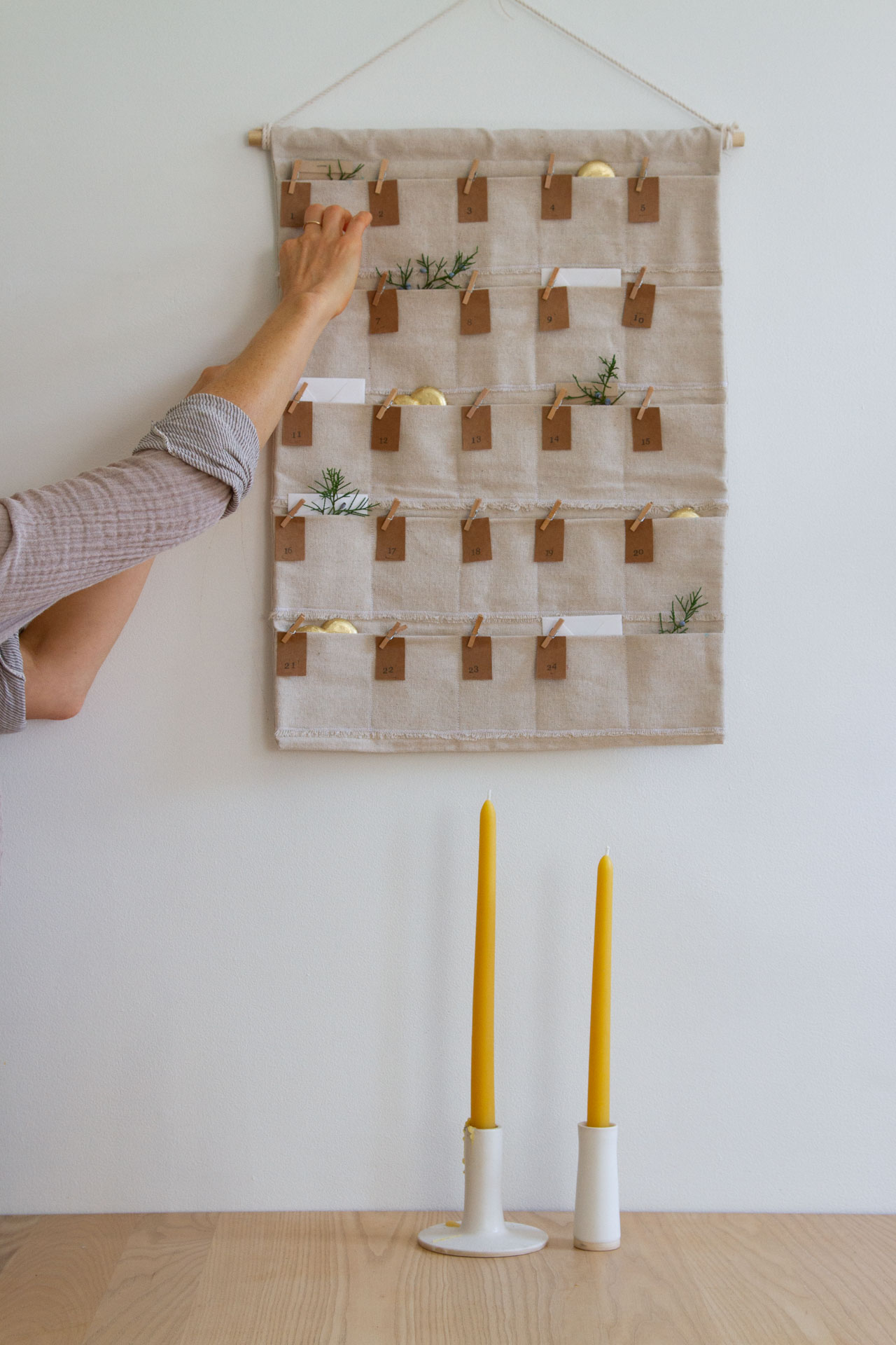 canvas advent calendar tutorial | reading my tea leaves