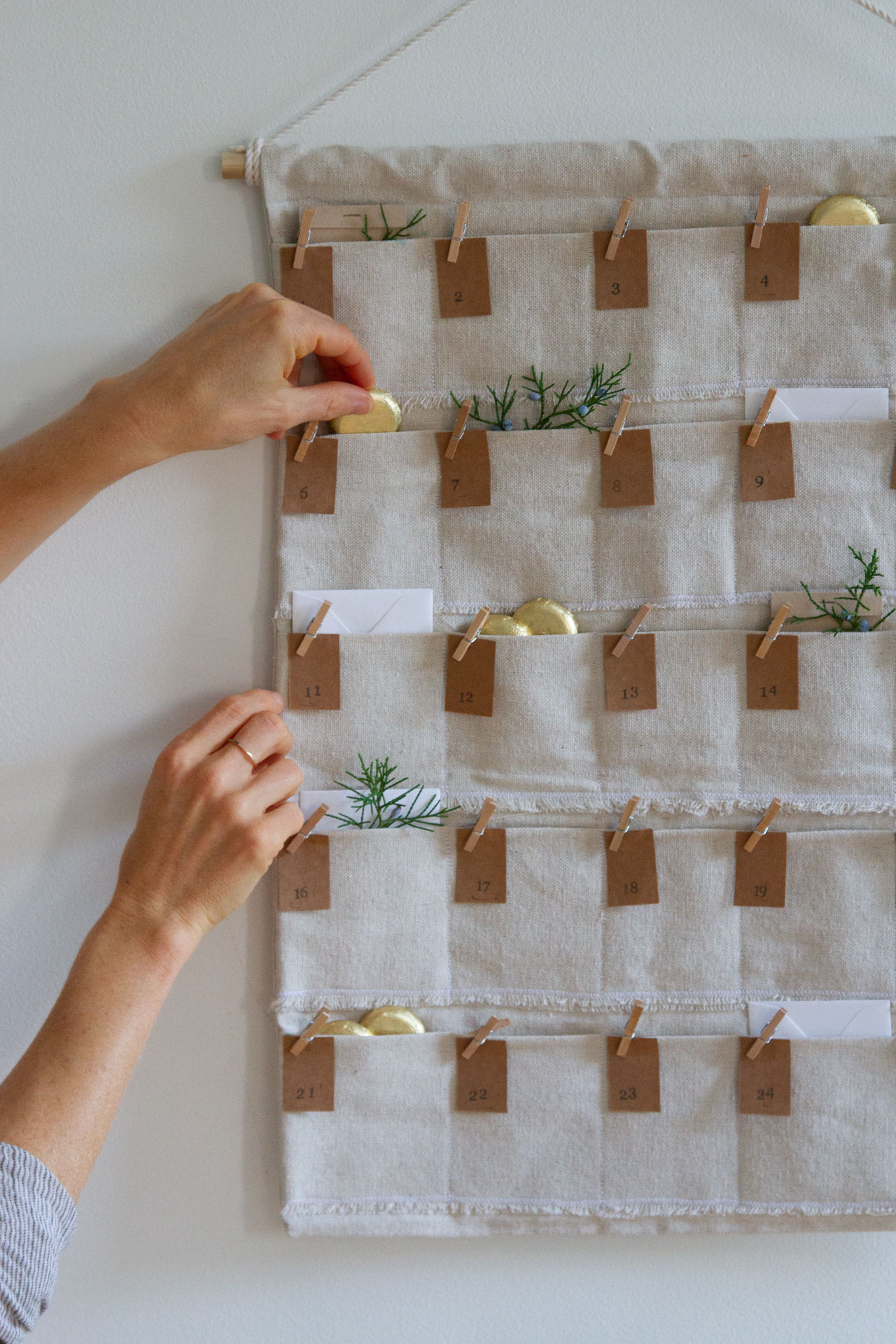 canvas advent calendar tutorial | reading my tea leaves
