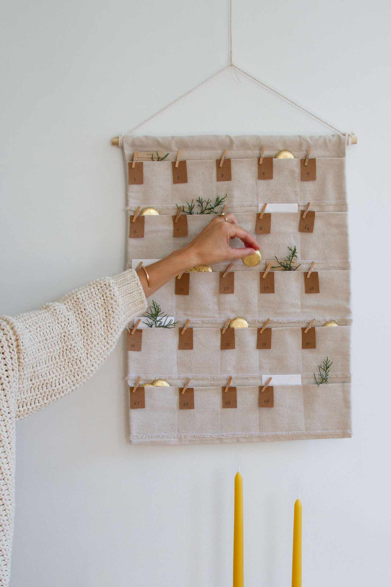 canvas advent calendar tutorial | reading my tea leaves